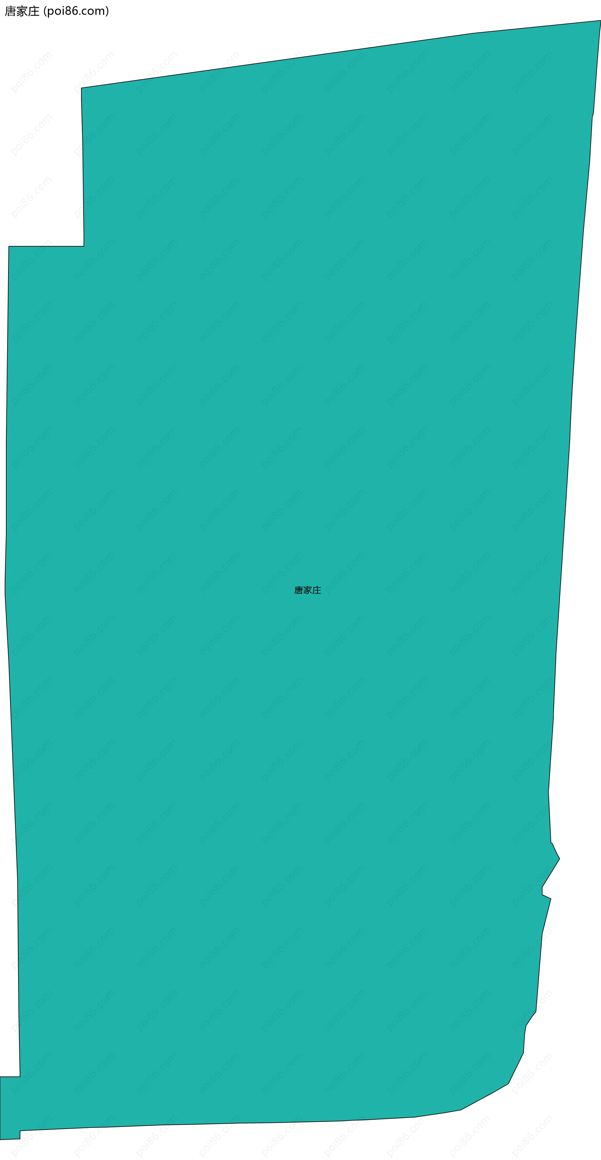 唐家庄边界地图