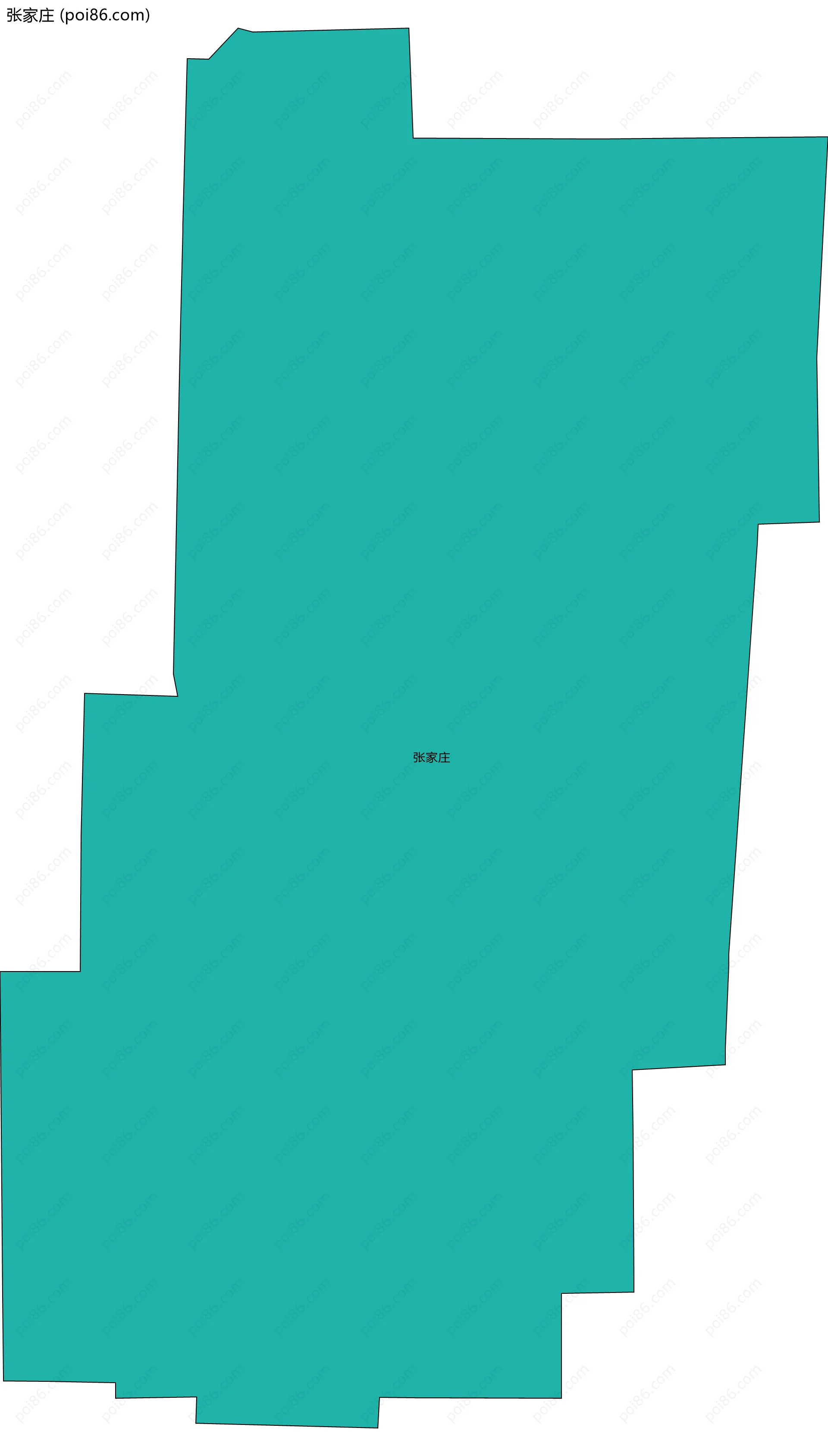 张家庄边界地图