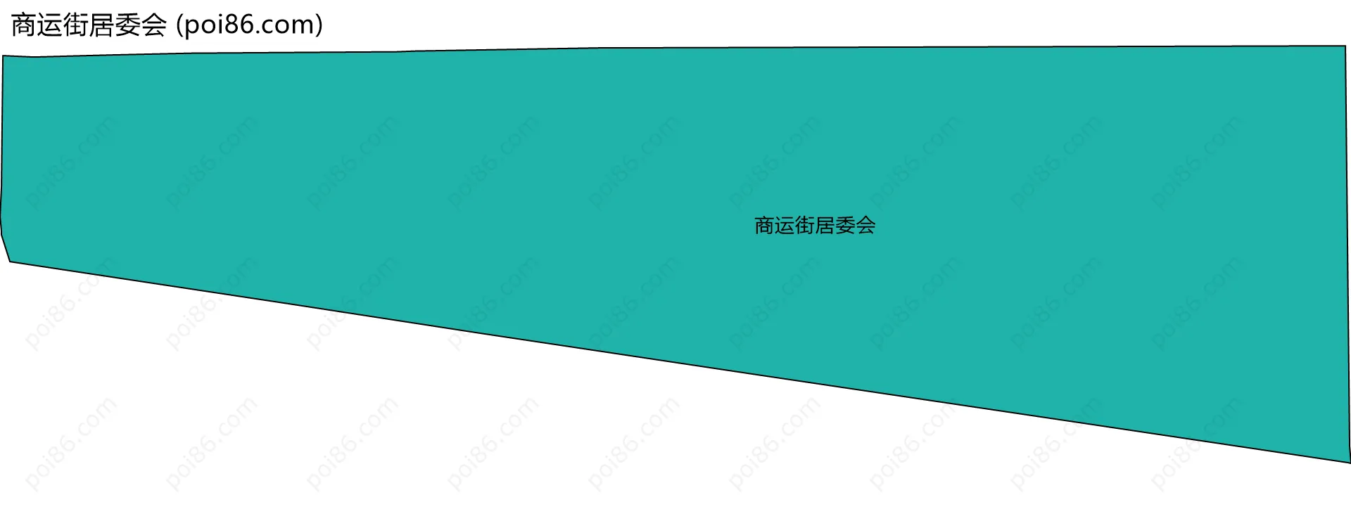 商运街居委会边界地图