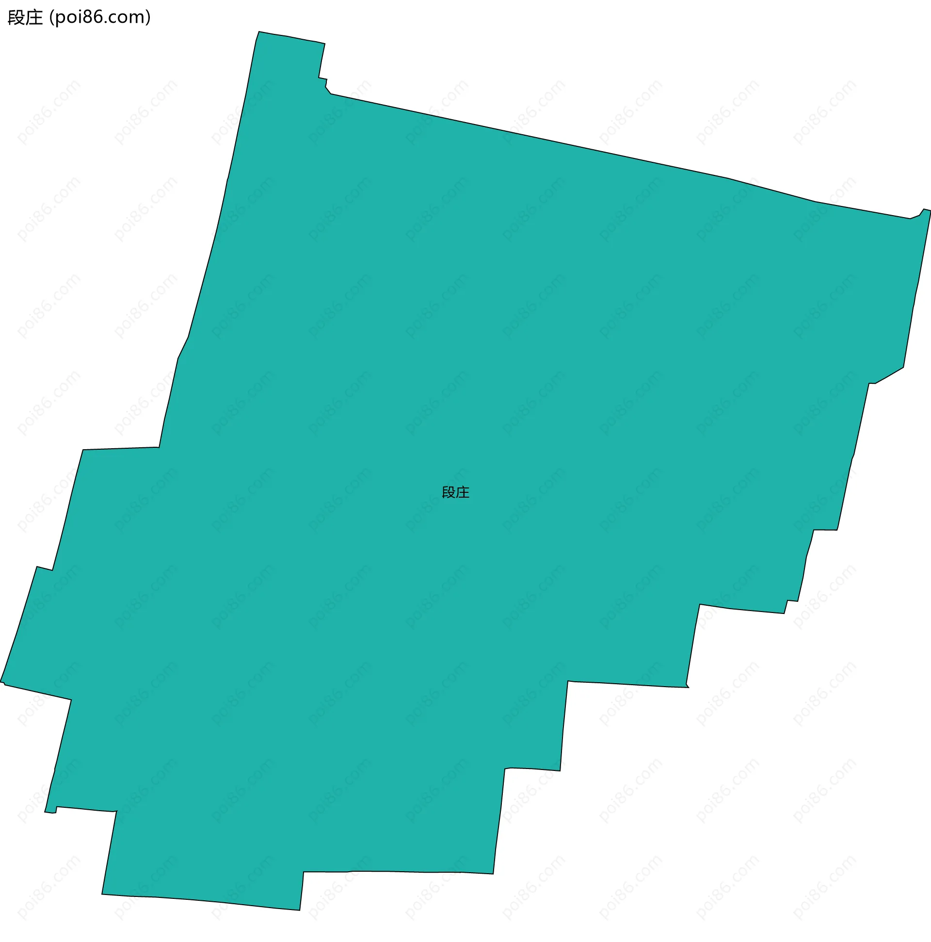 段庄边界地图