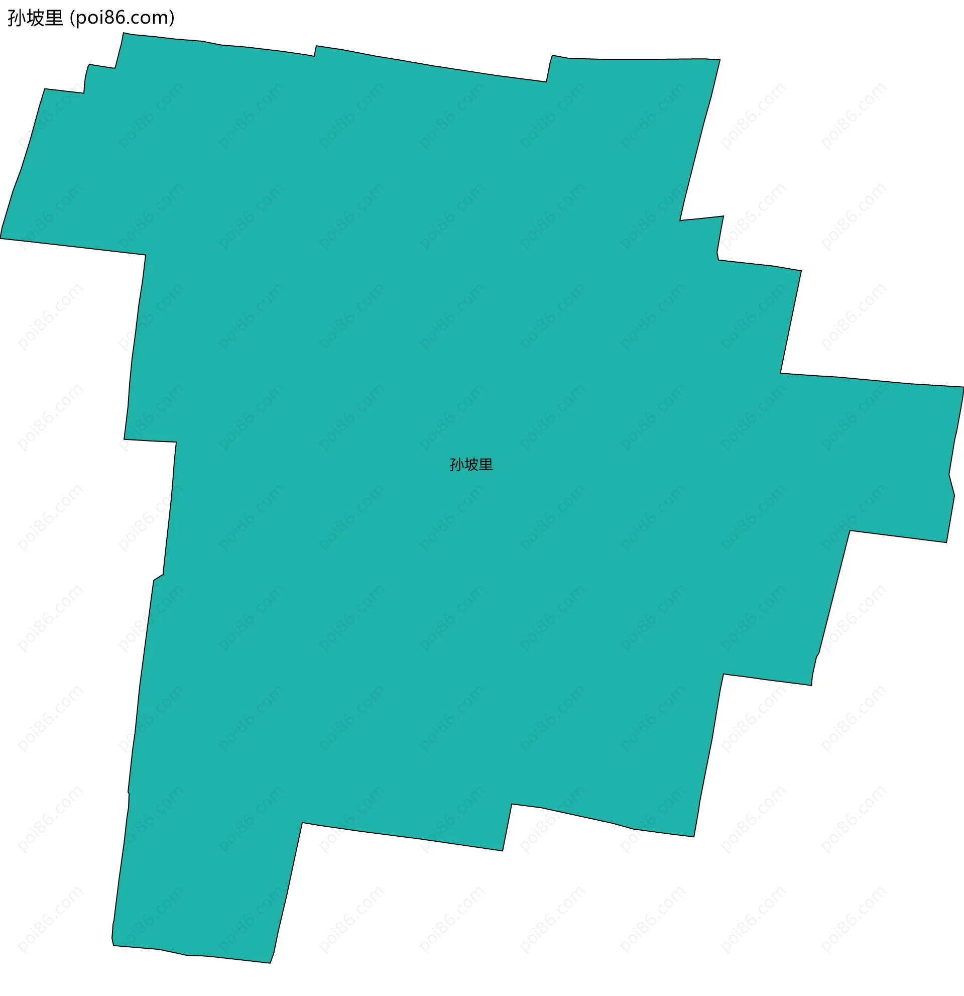 孙坡里边界地图