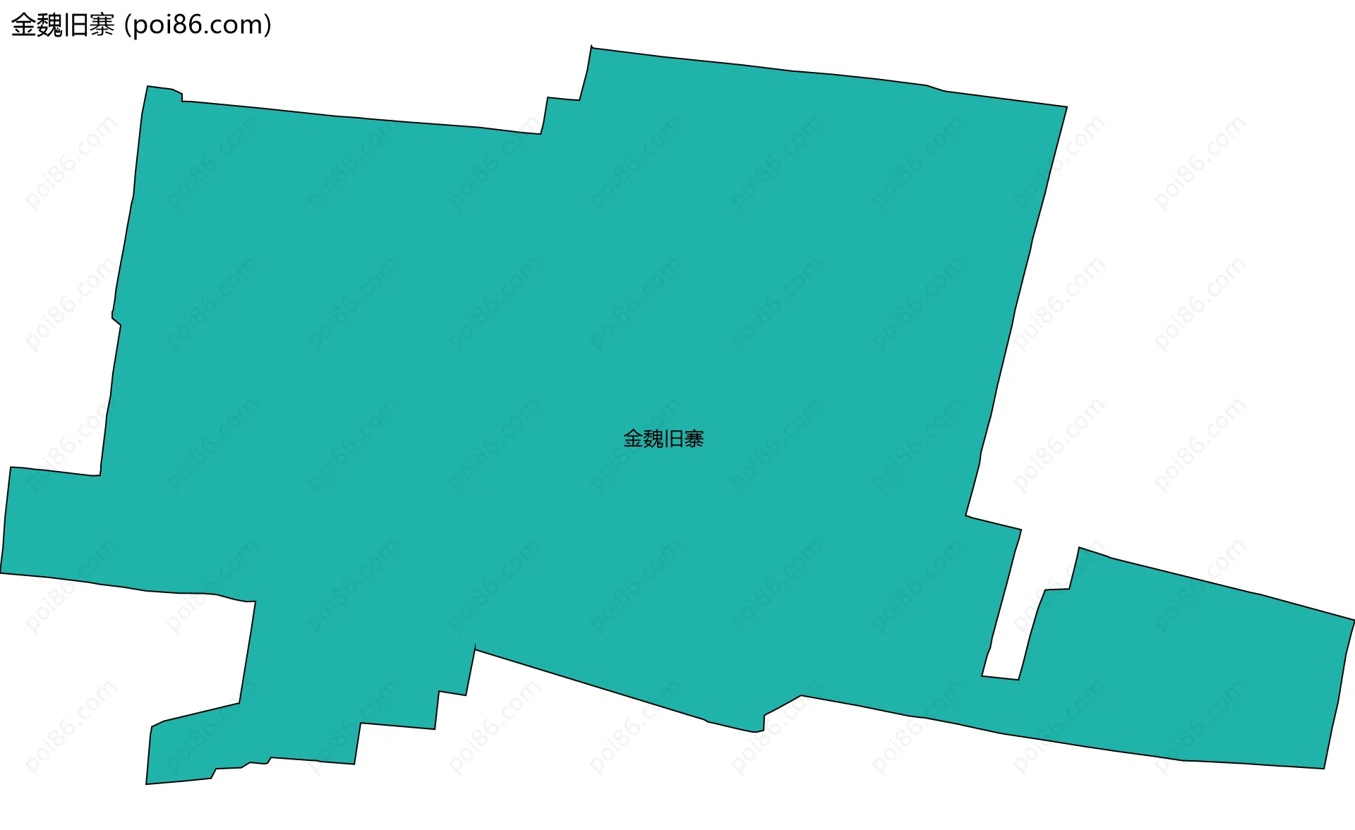 金魏旧寨边界地图