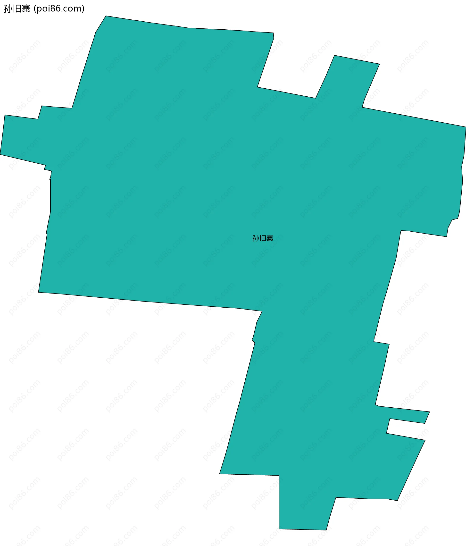 孙旧寨边界地图