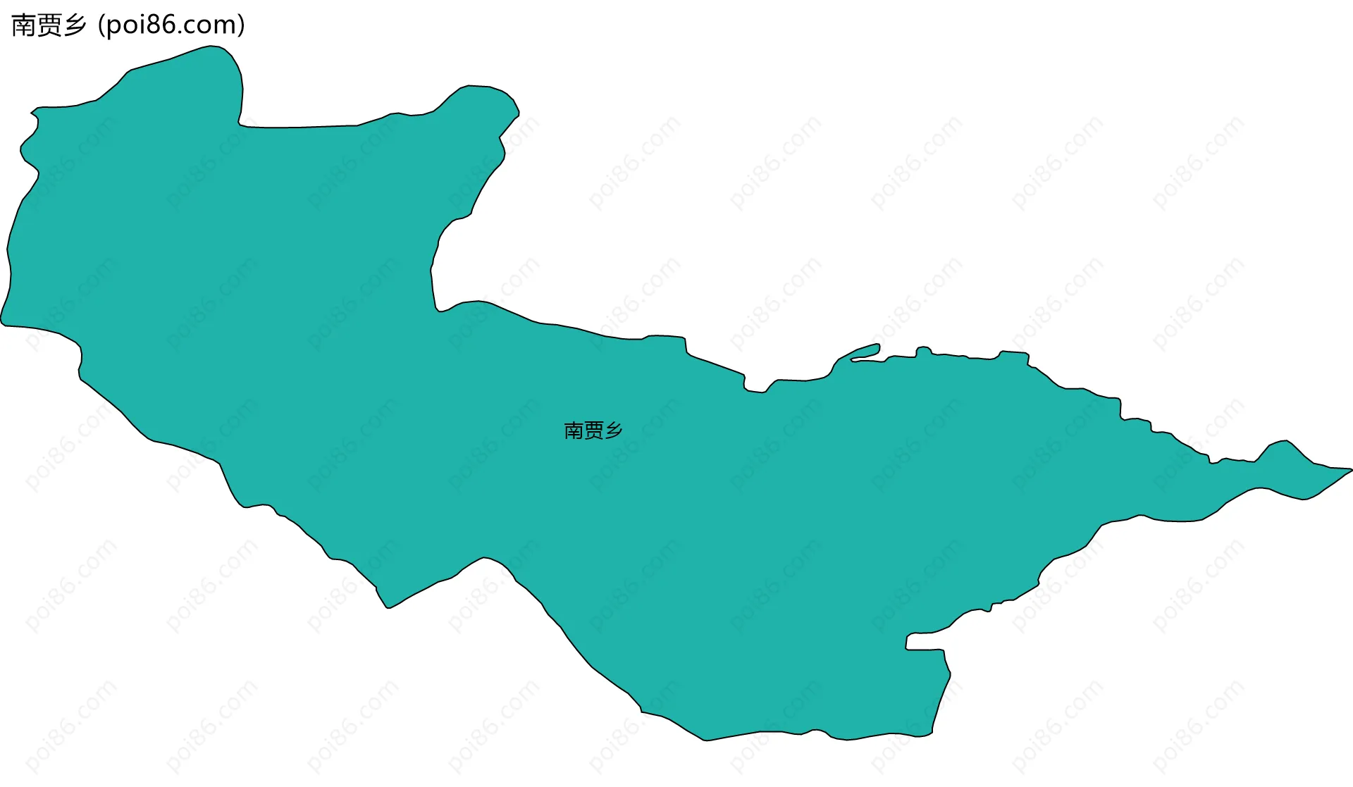 南贾乡边界地图