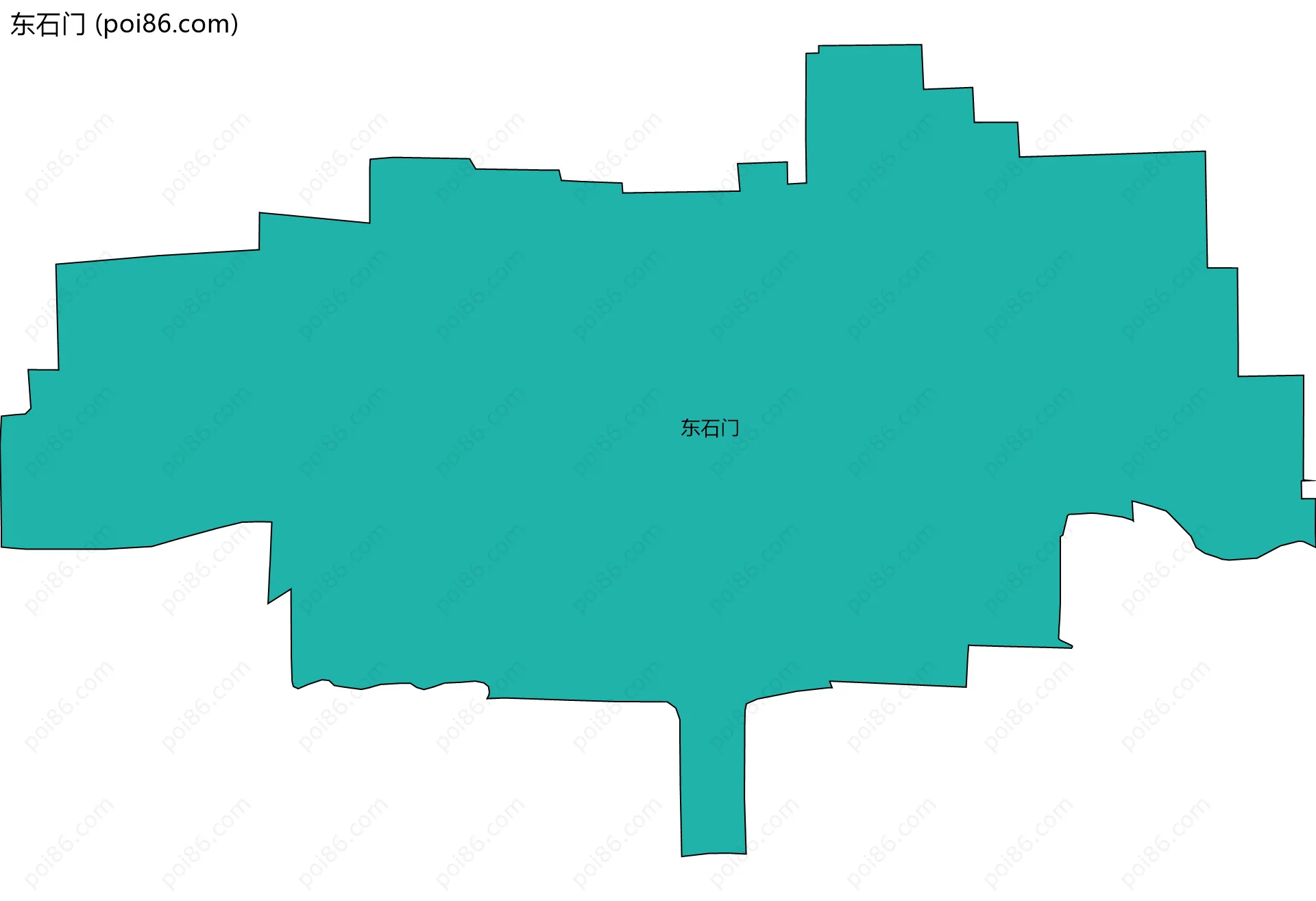 东石门边界地图