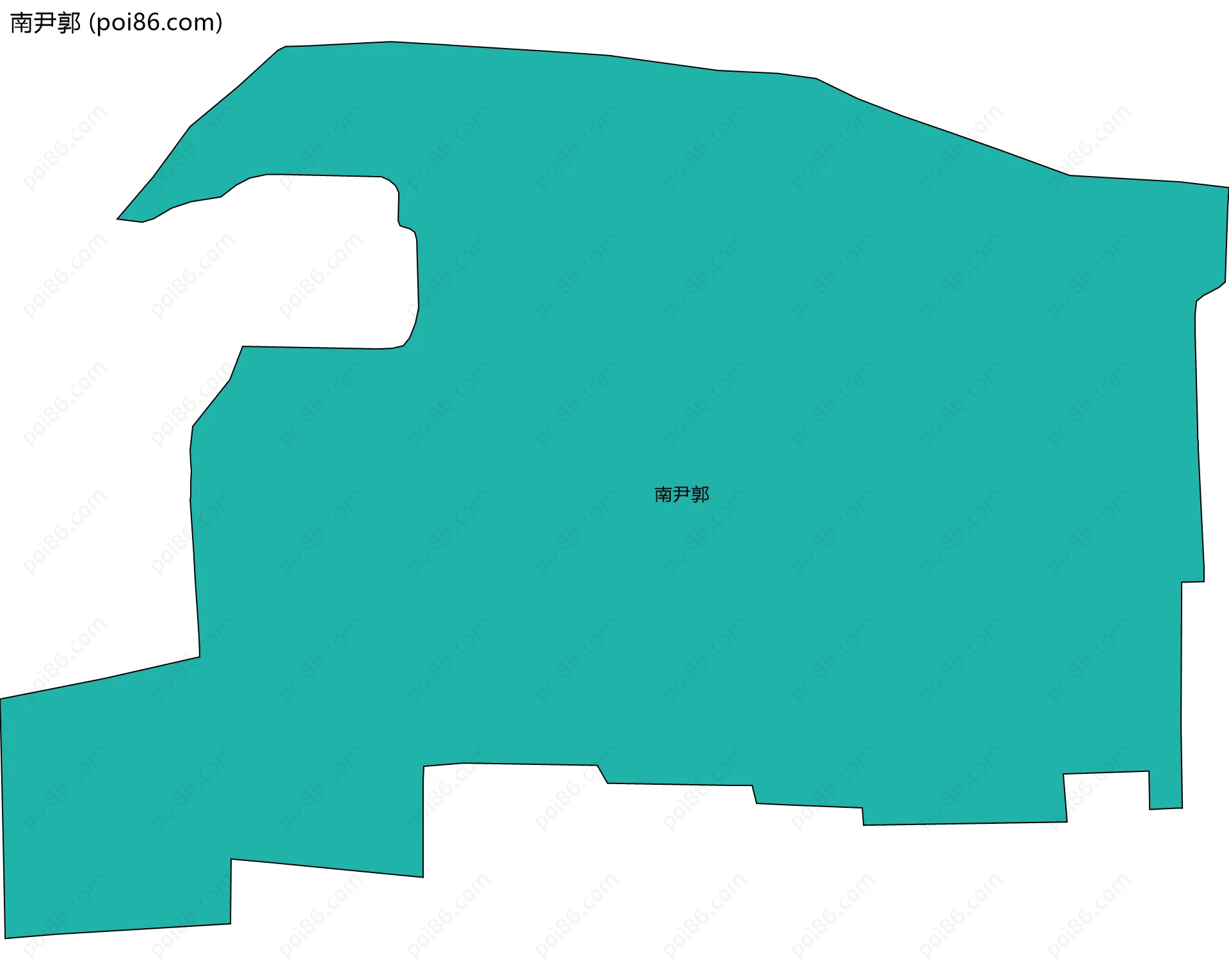南尹郭边界地图