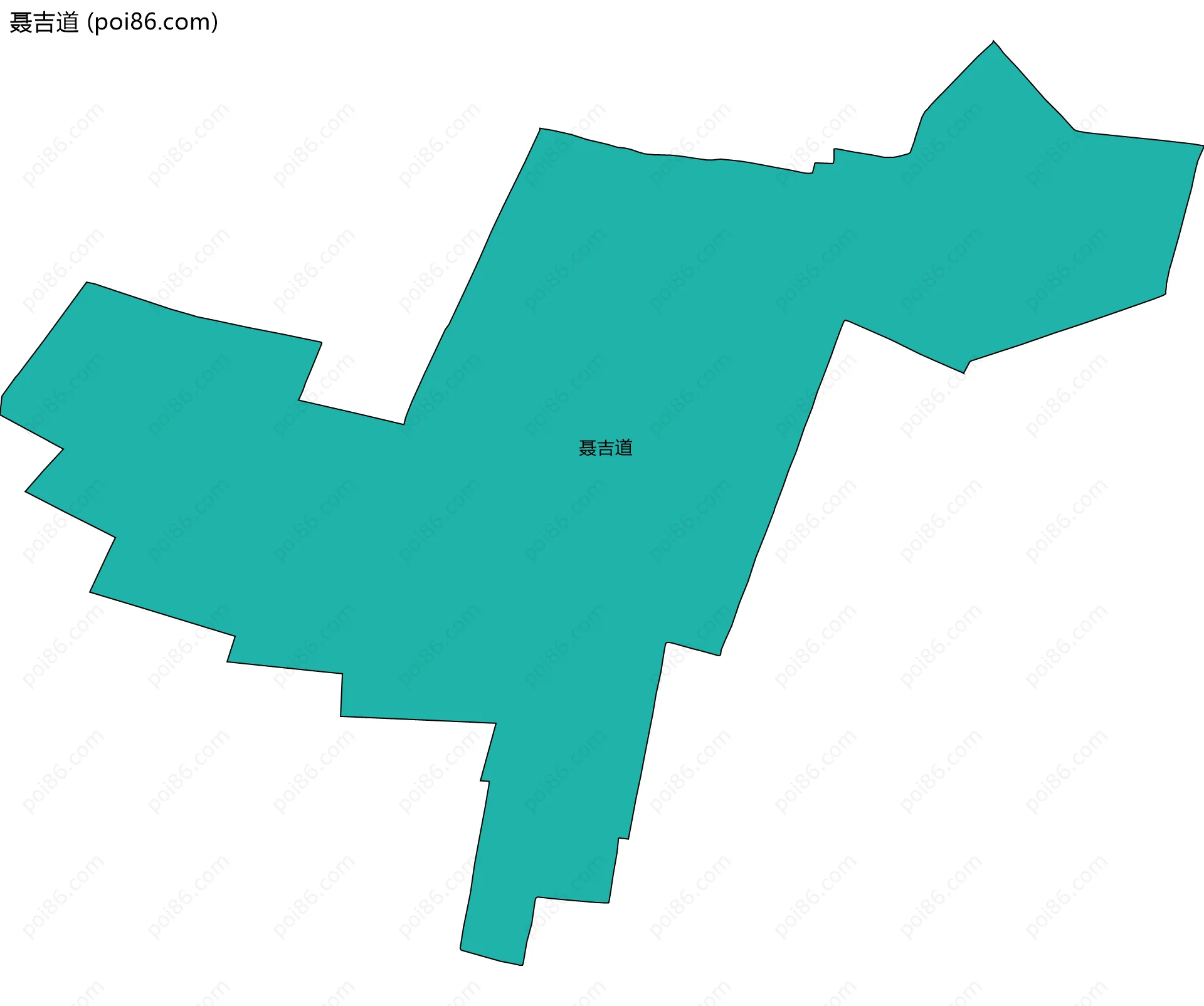 聂吉道边界地图