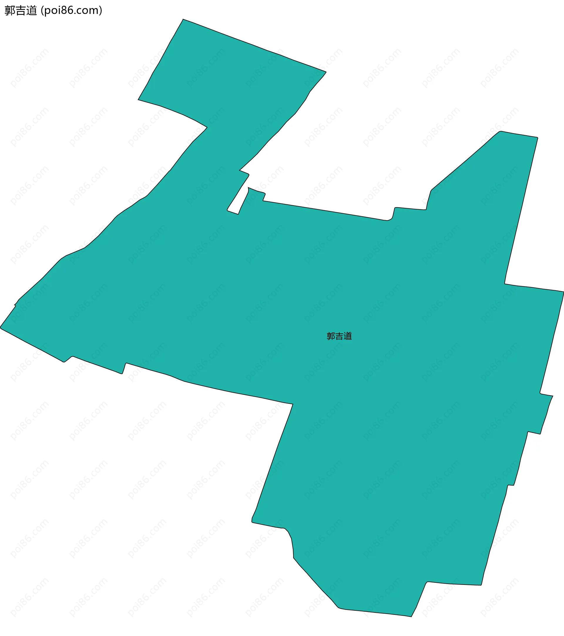 郭吉道边界地图