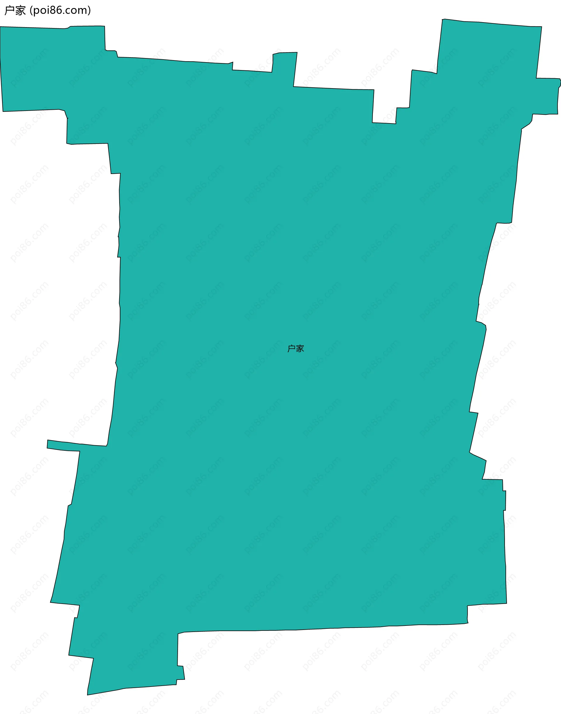 户家边界地图