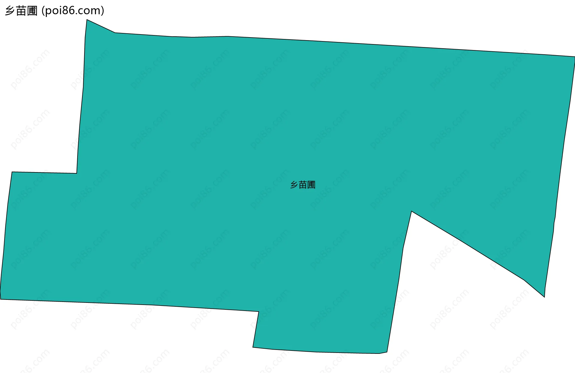 乡苗圃边界地图