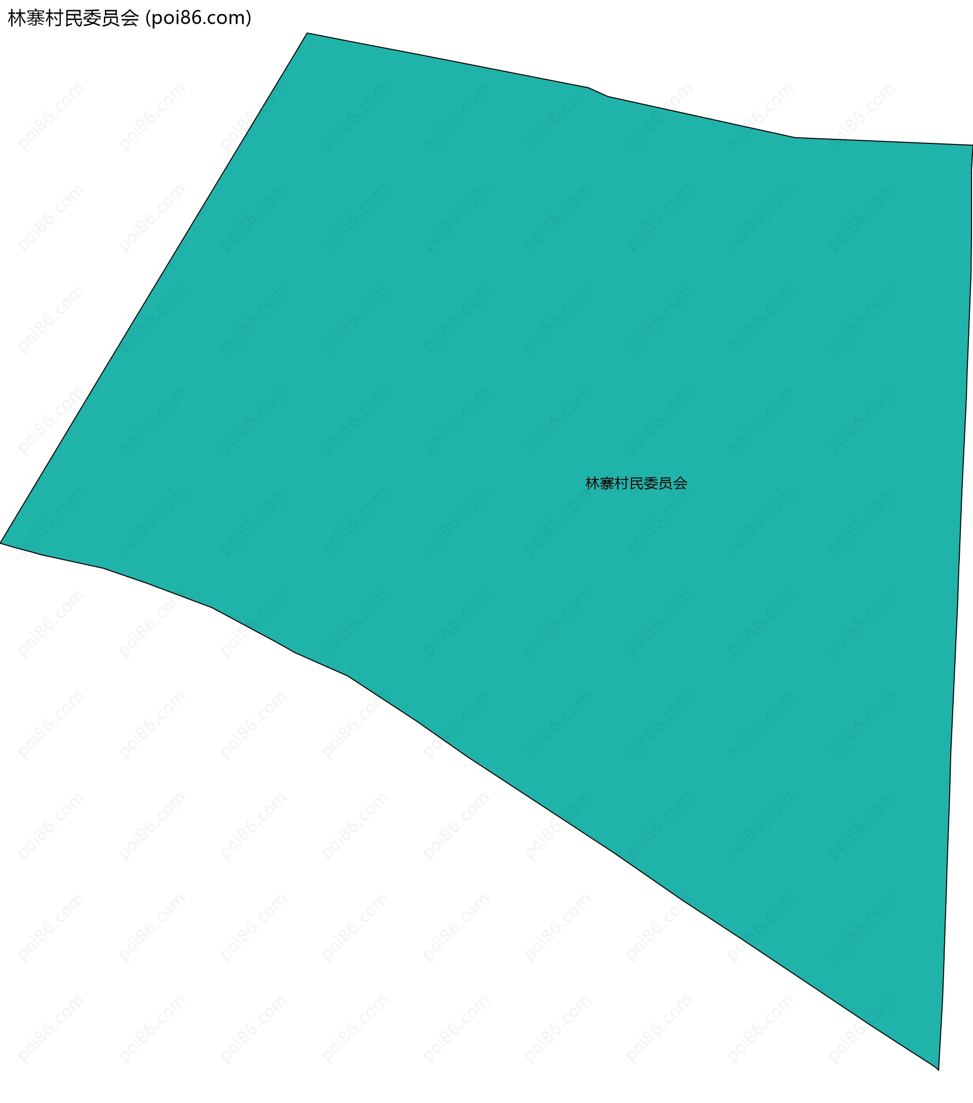 林寨村民委员会边界地图