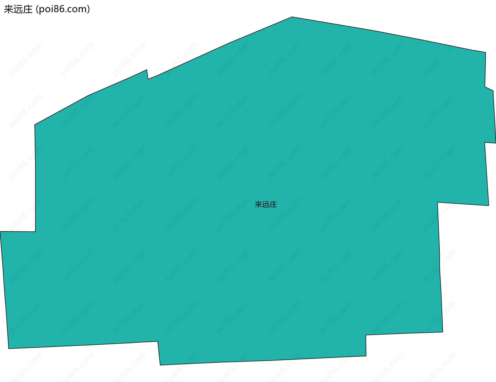 来远庄边界地图