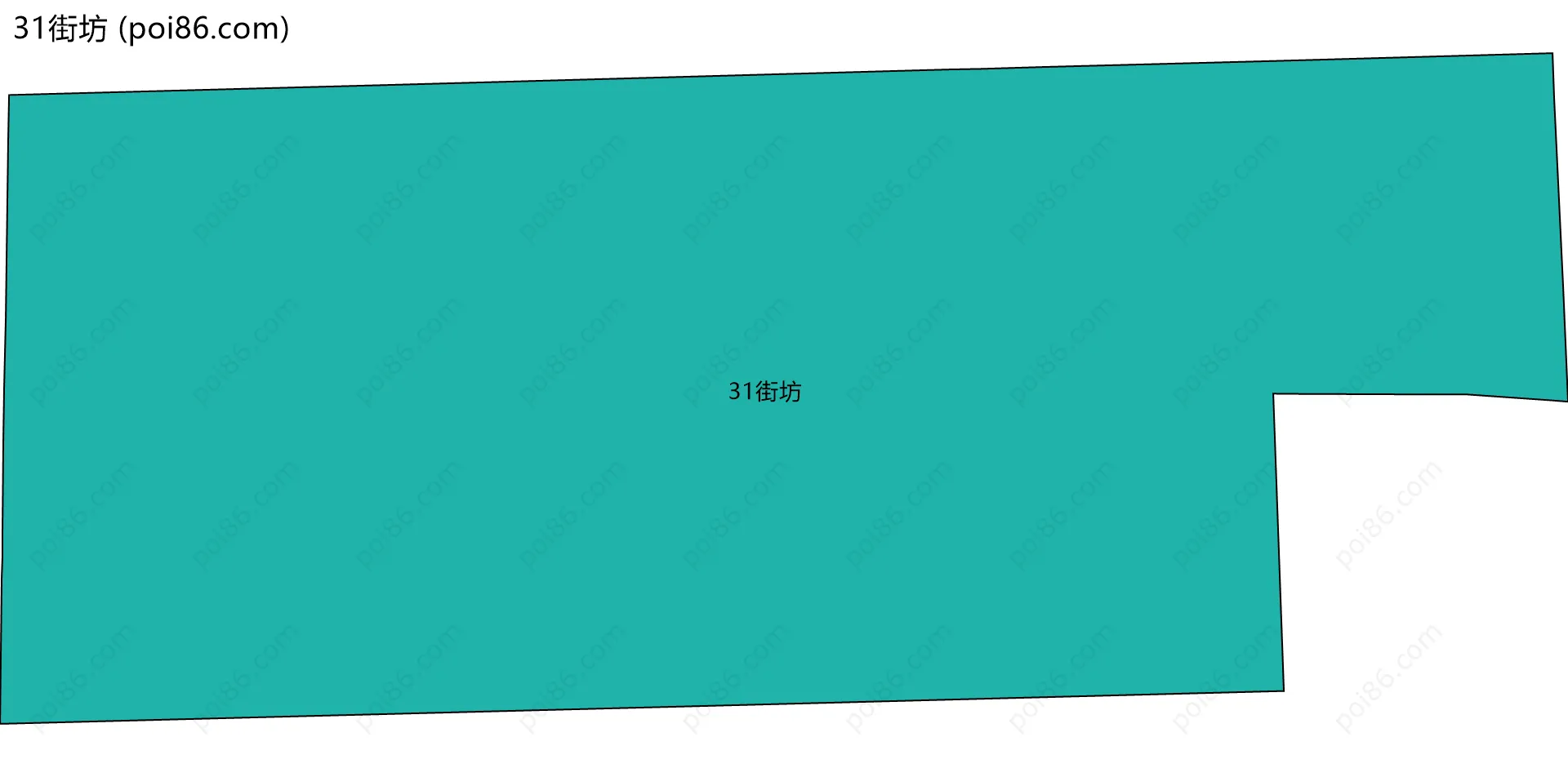 31街坊边界地图