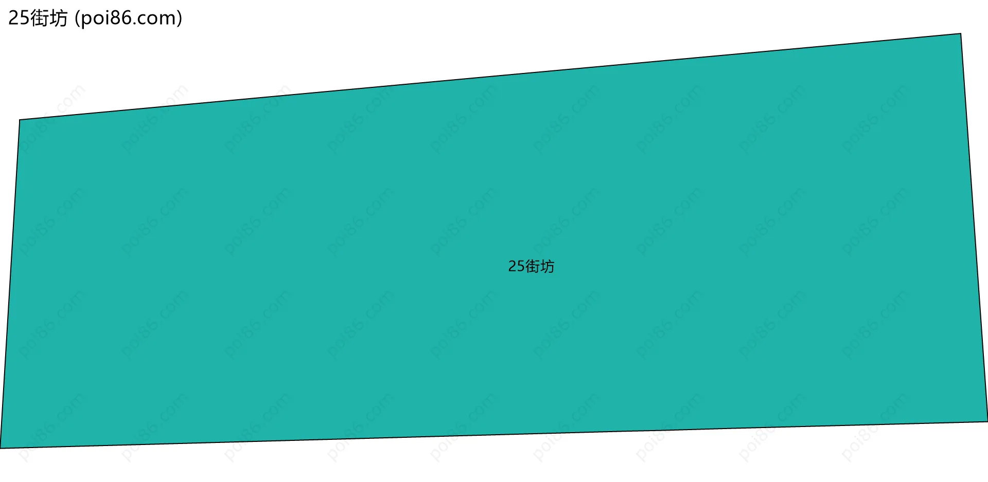 25街坊边界地图