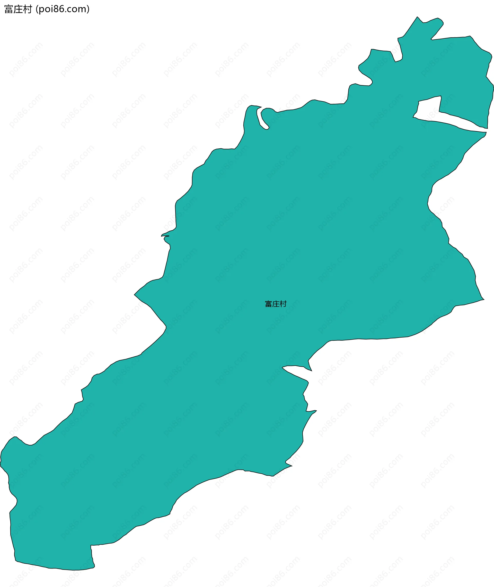 富庄村边界地图