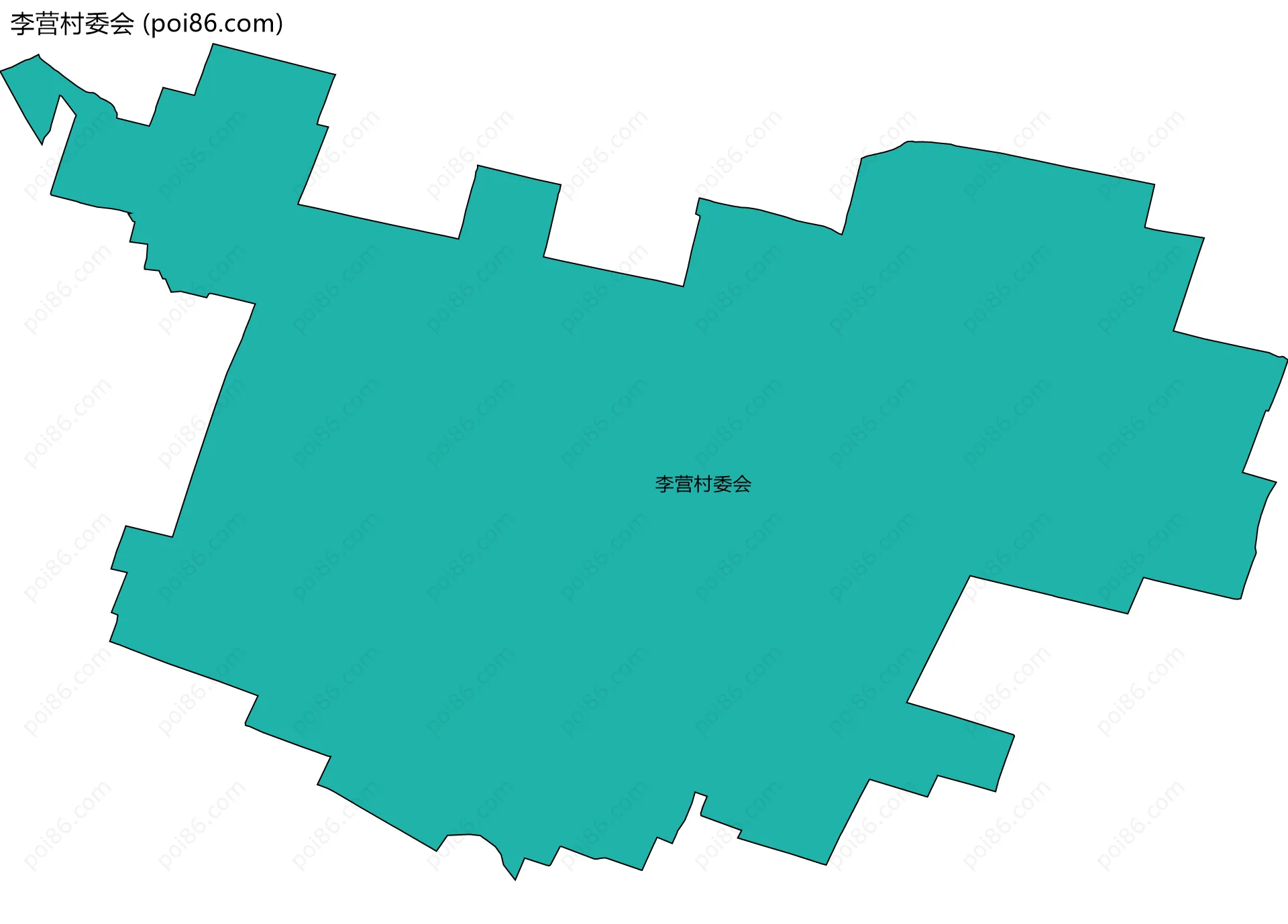 李营村委会边界地图