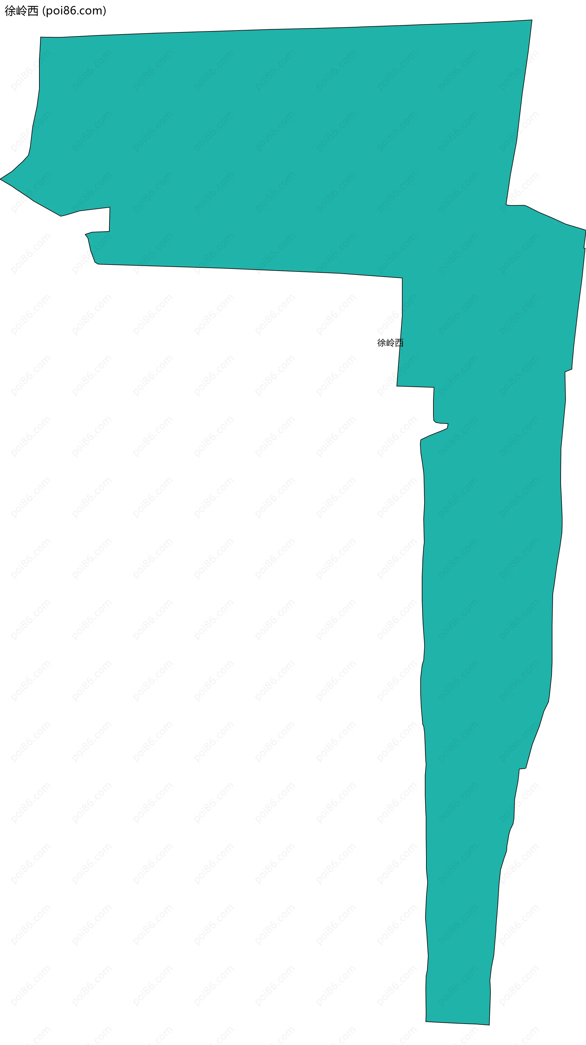 徐岭西边界地图