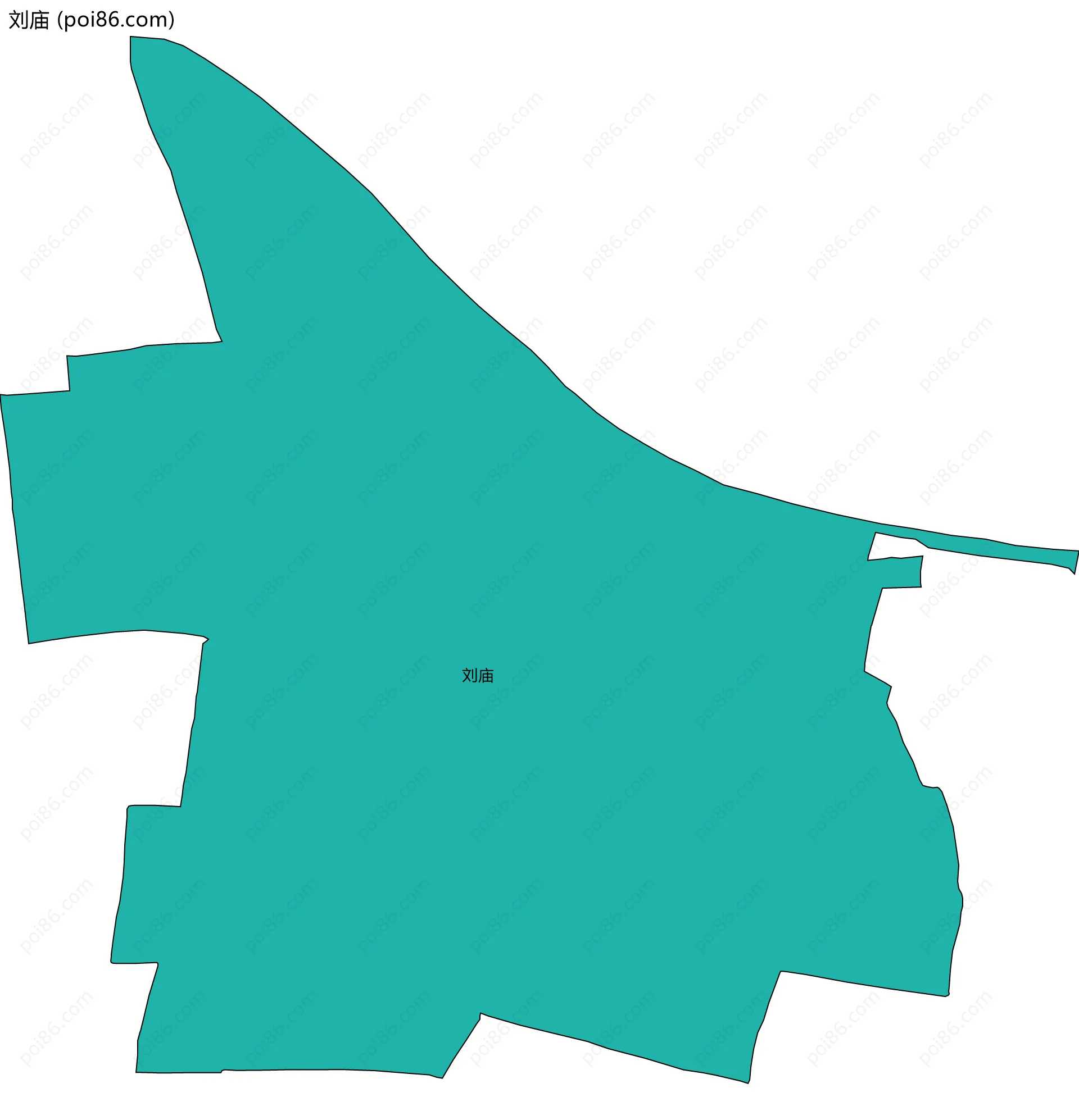 刘庙边界地图