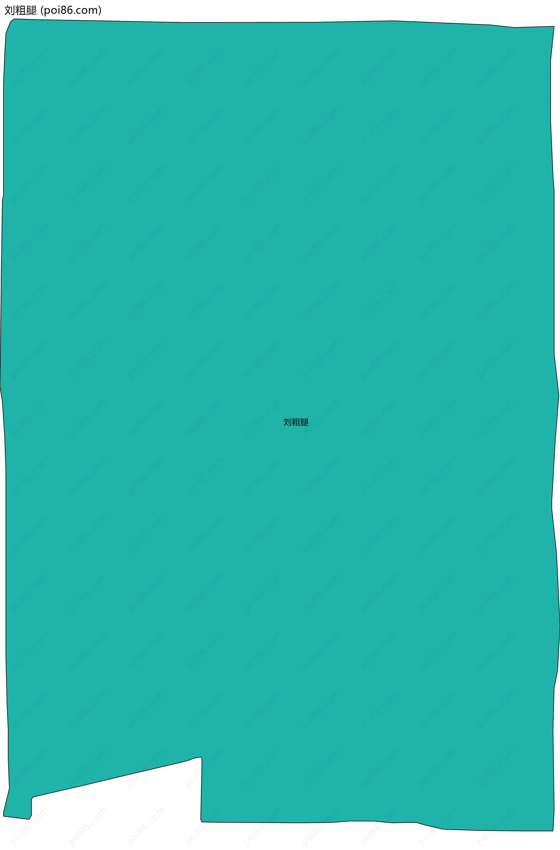 刘粗腿边界地图