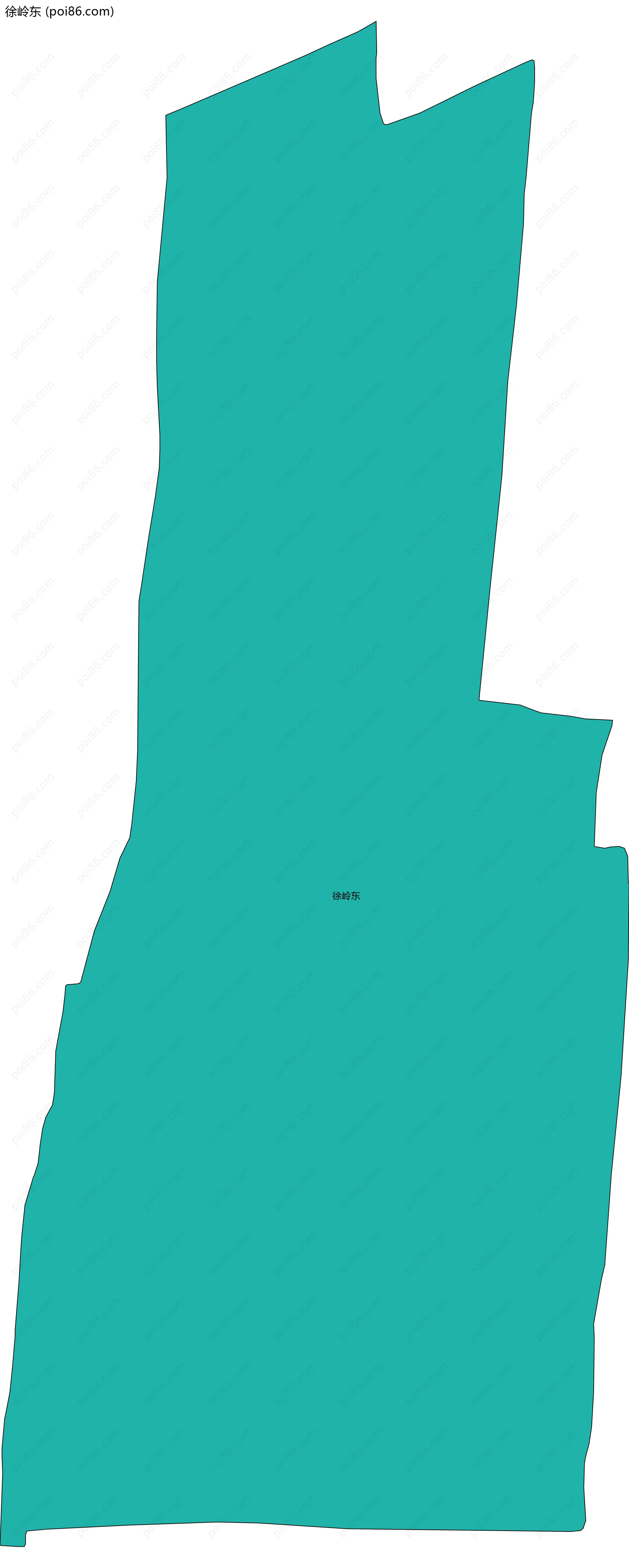 徐岭东边界地图