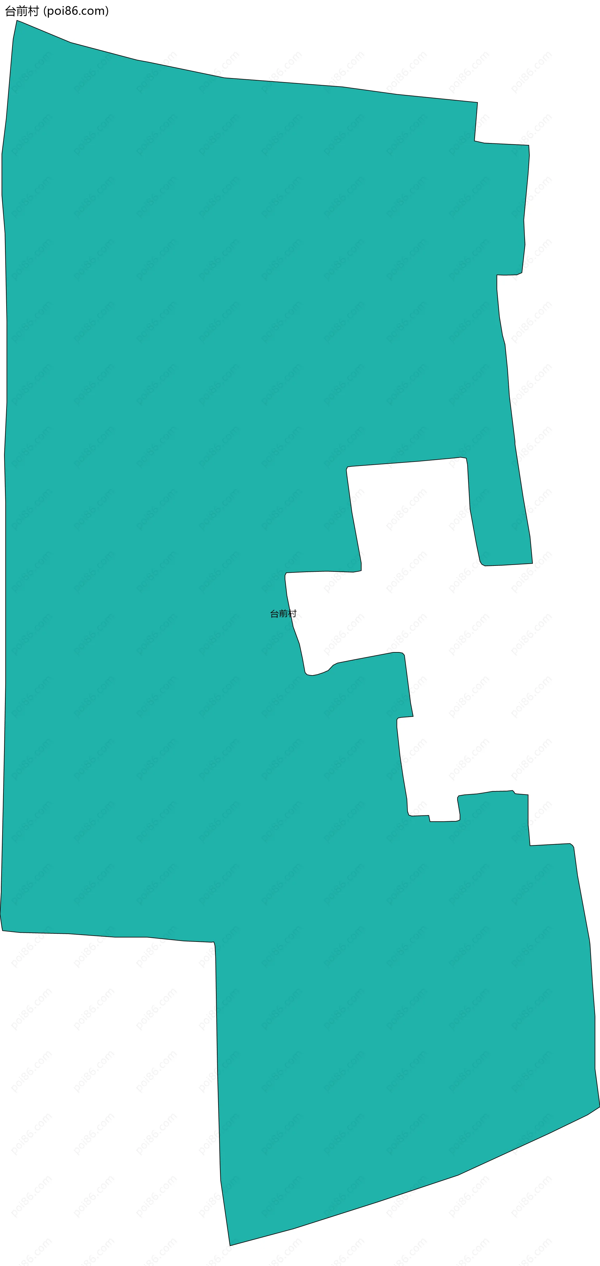 台前村边界地图