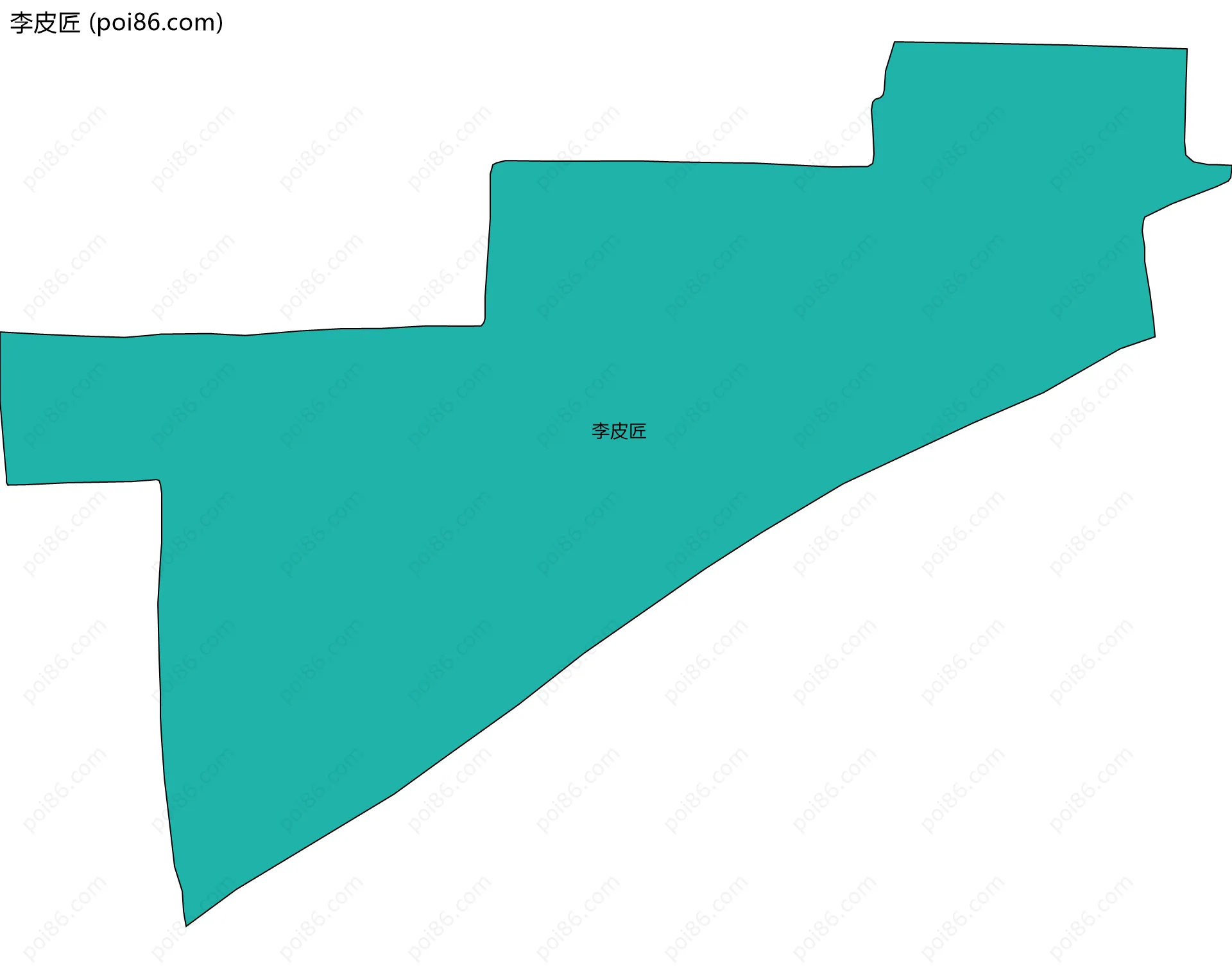 李皮匠边界地图