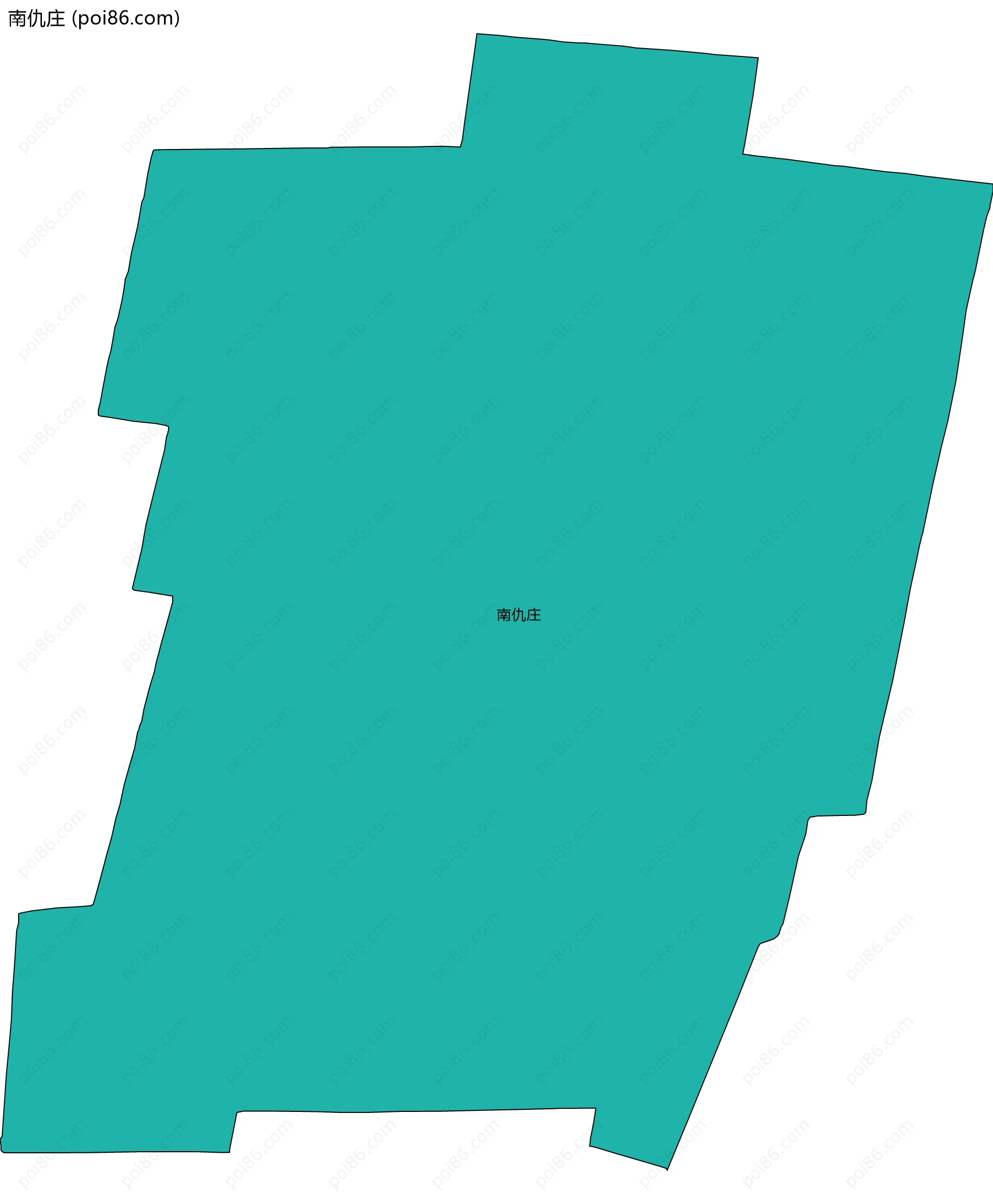 南仇庄边界地图