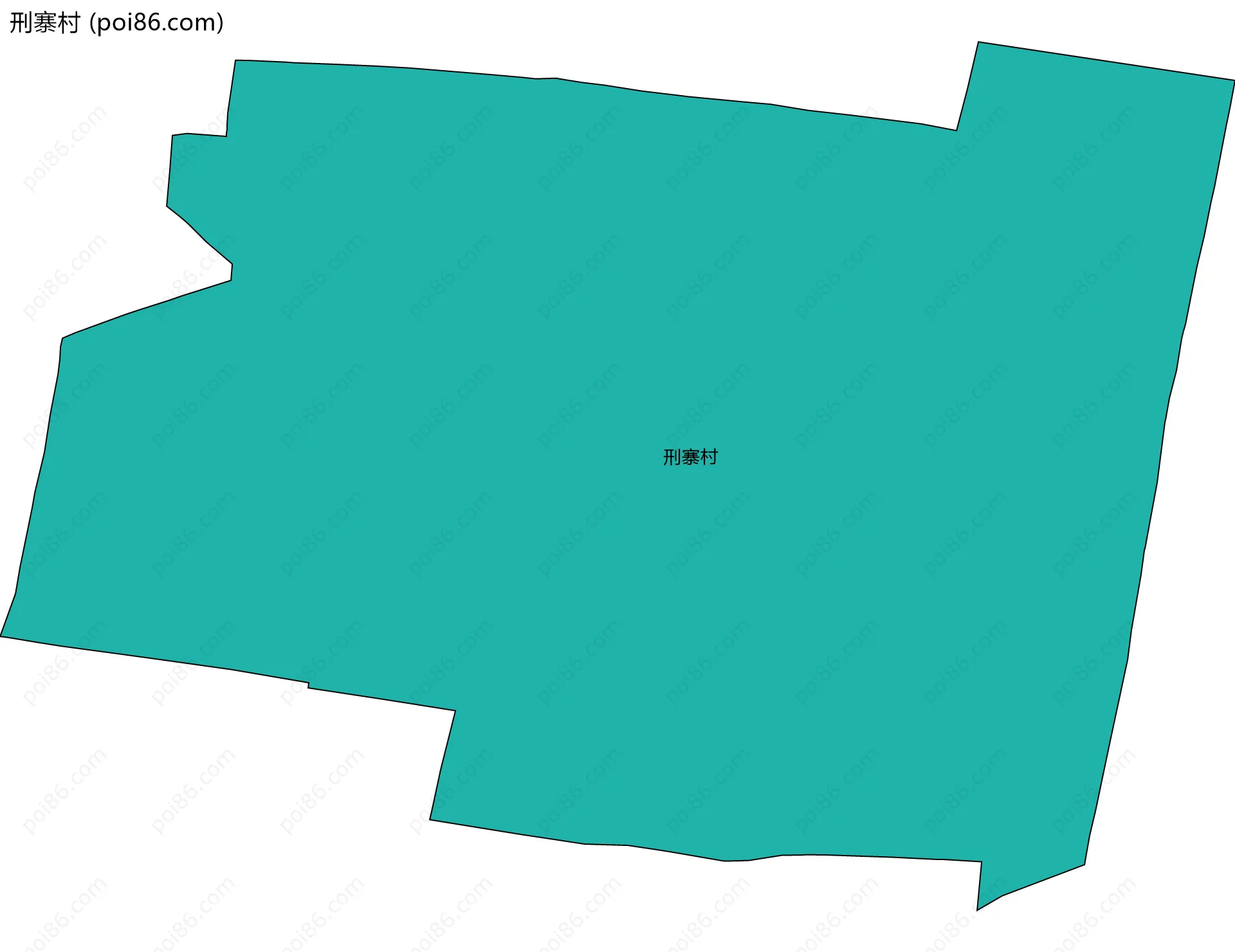 刑寨村边界地图