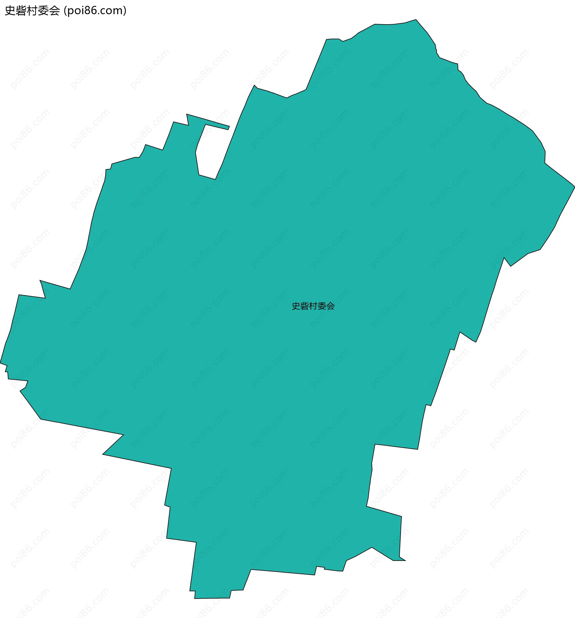 史砦村委会边界地图