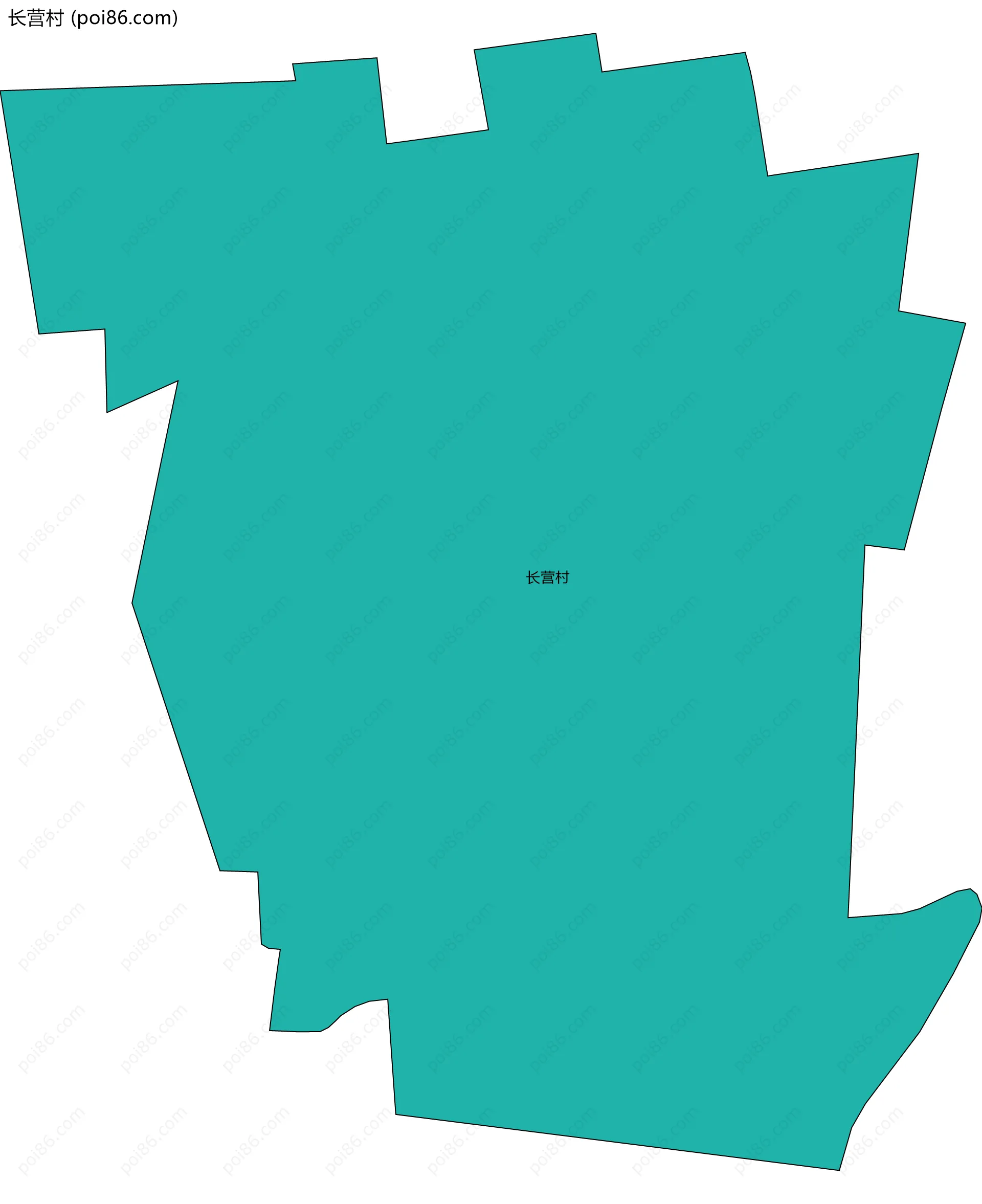 长营村边界地图