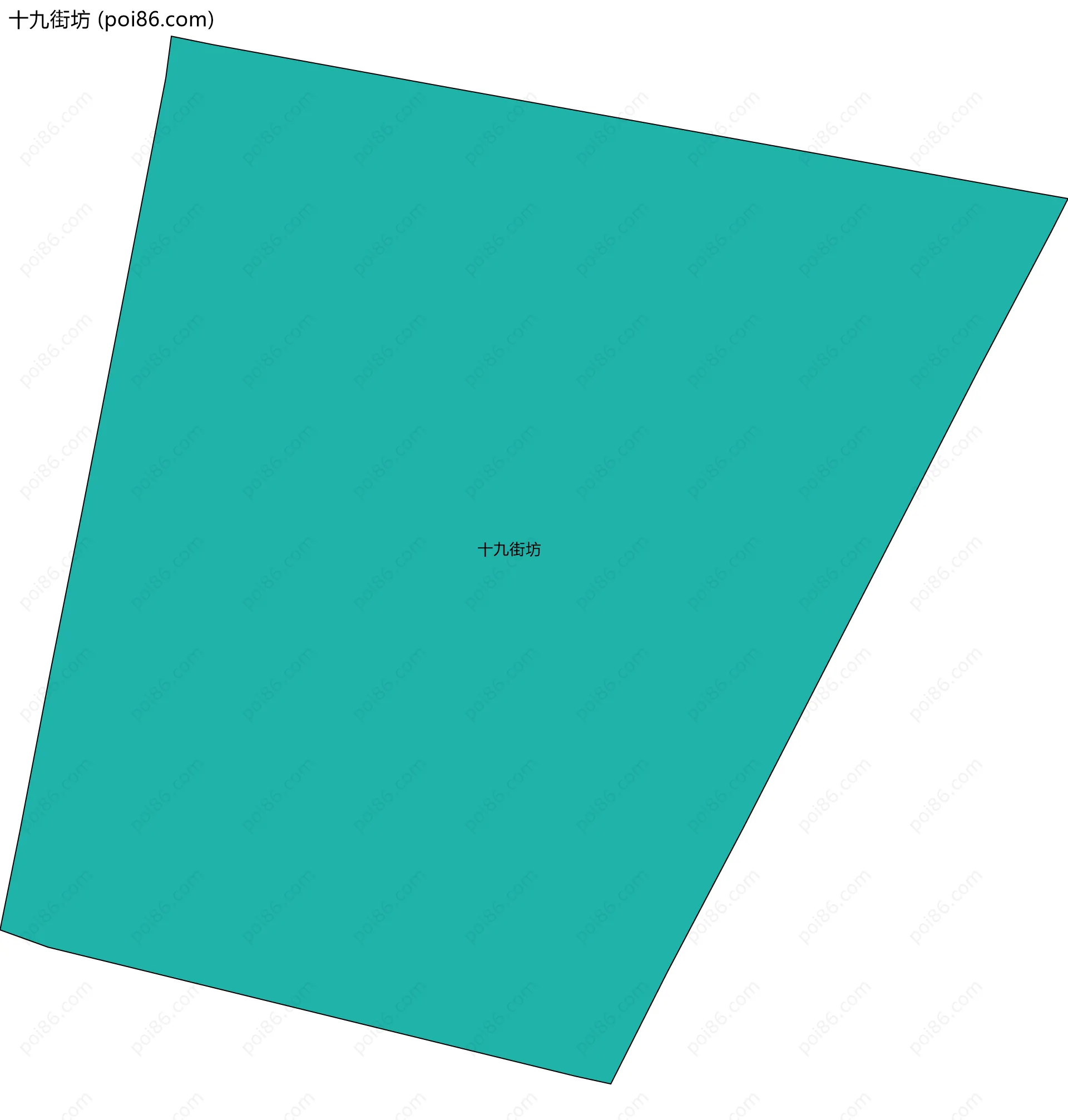 十九街坊边界地图