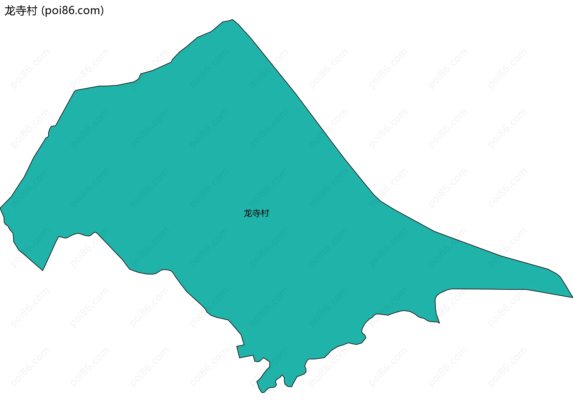 龙寺村边界地图