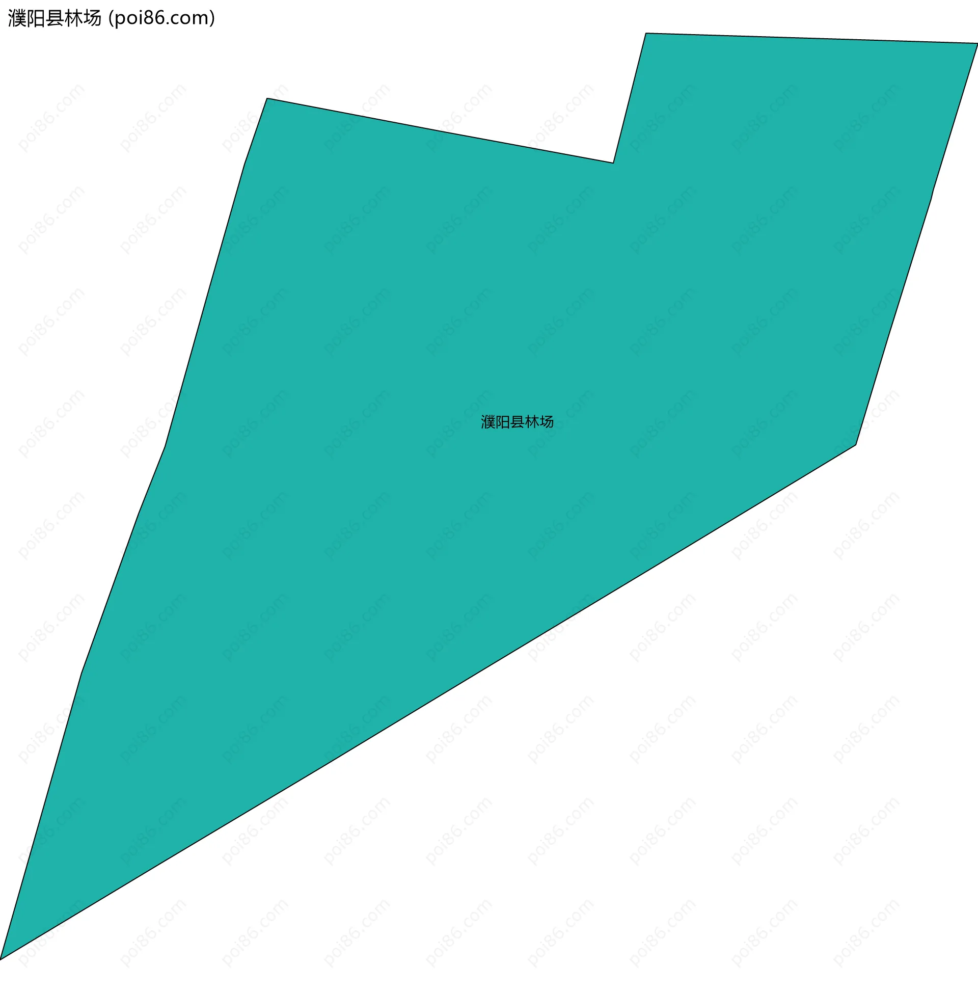 濮阳县林场边界地图