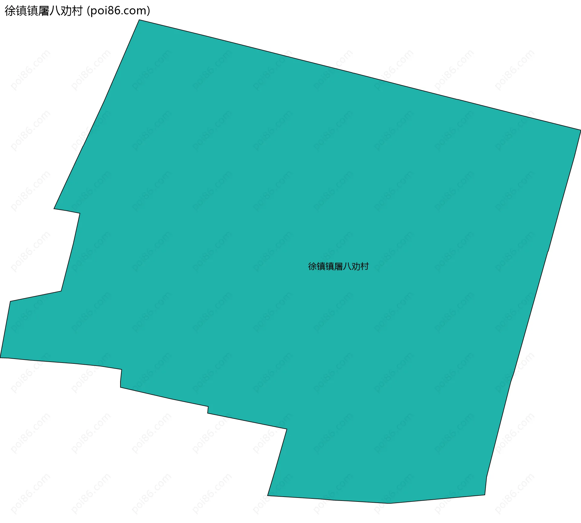 徐镇镇屠八劝村边界地图