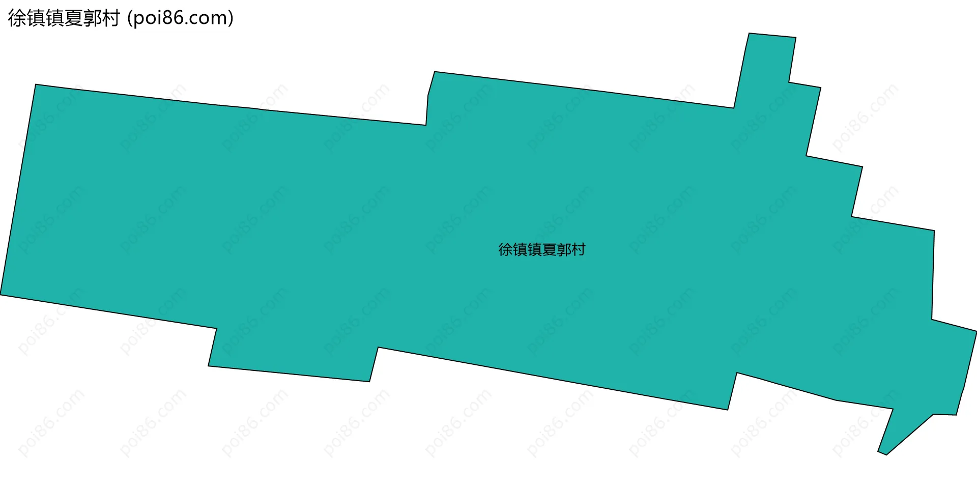 徐镇镇夏郭村边界地图