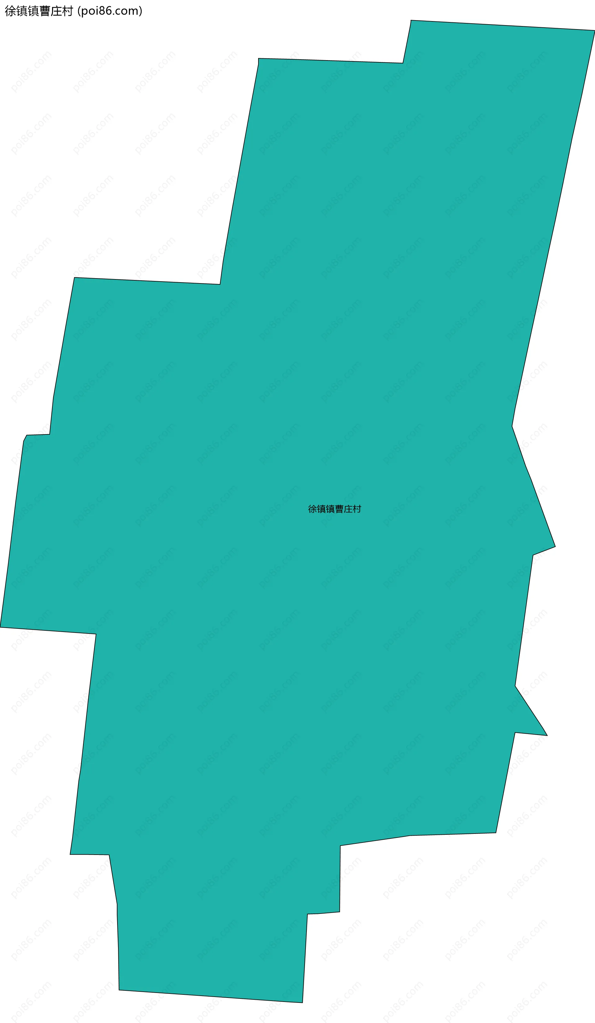 徐镇镇曹庄村边界地图