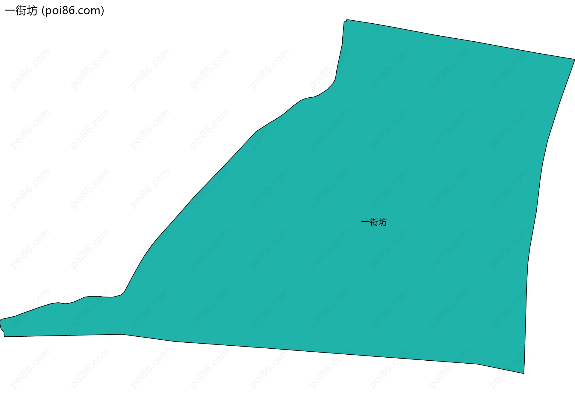 一街坊边界地图