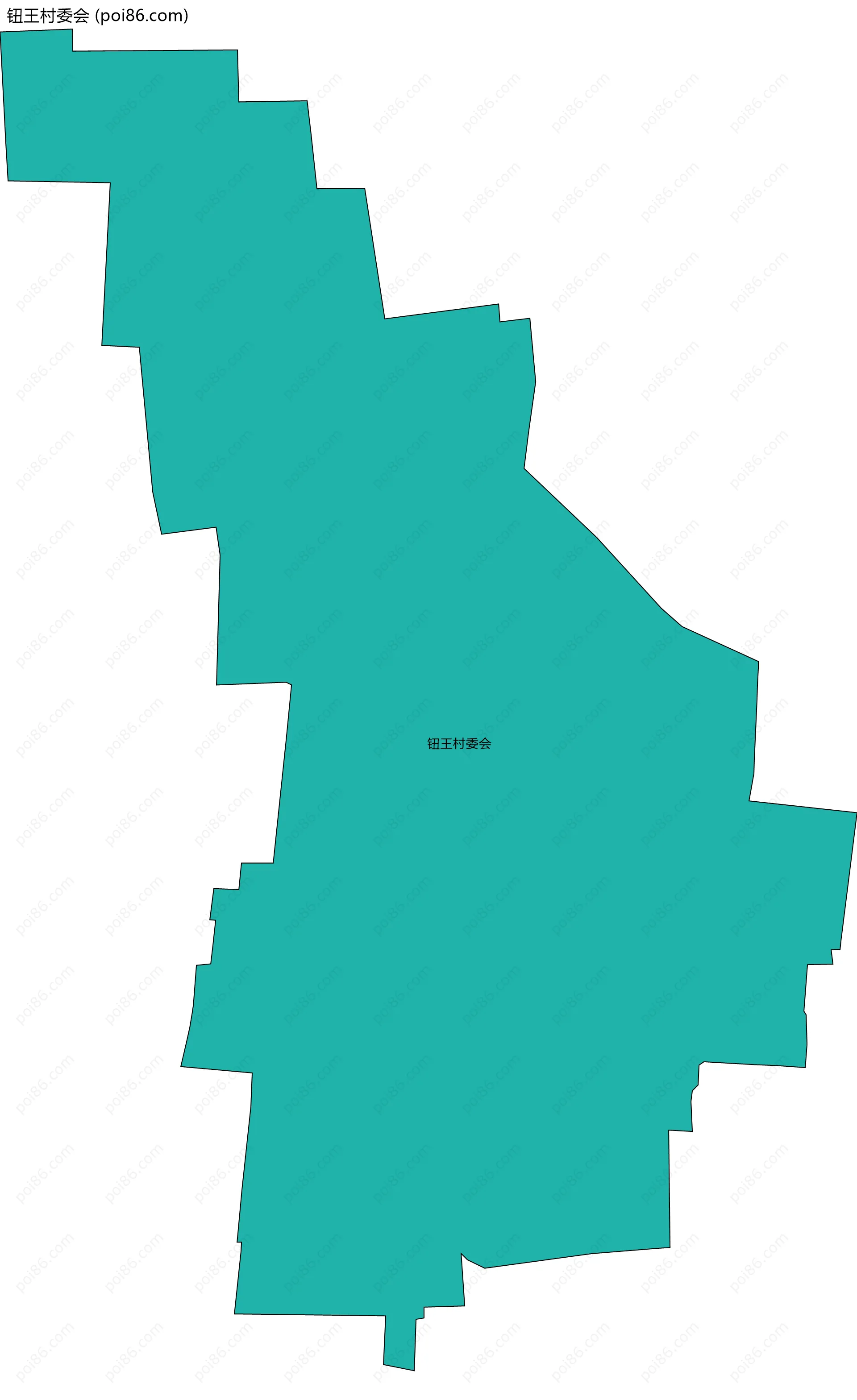 钮王村委会边界地图