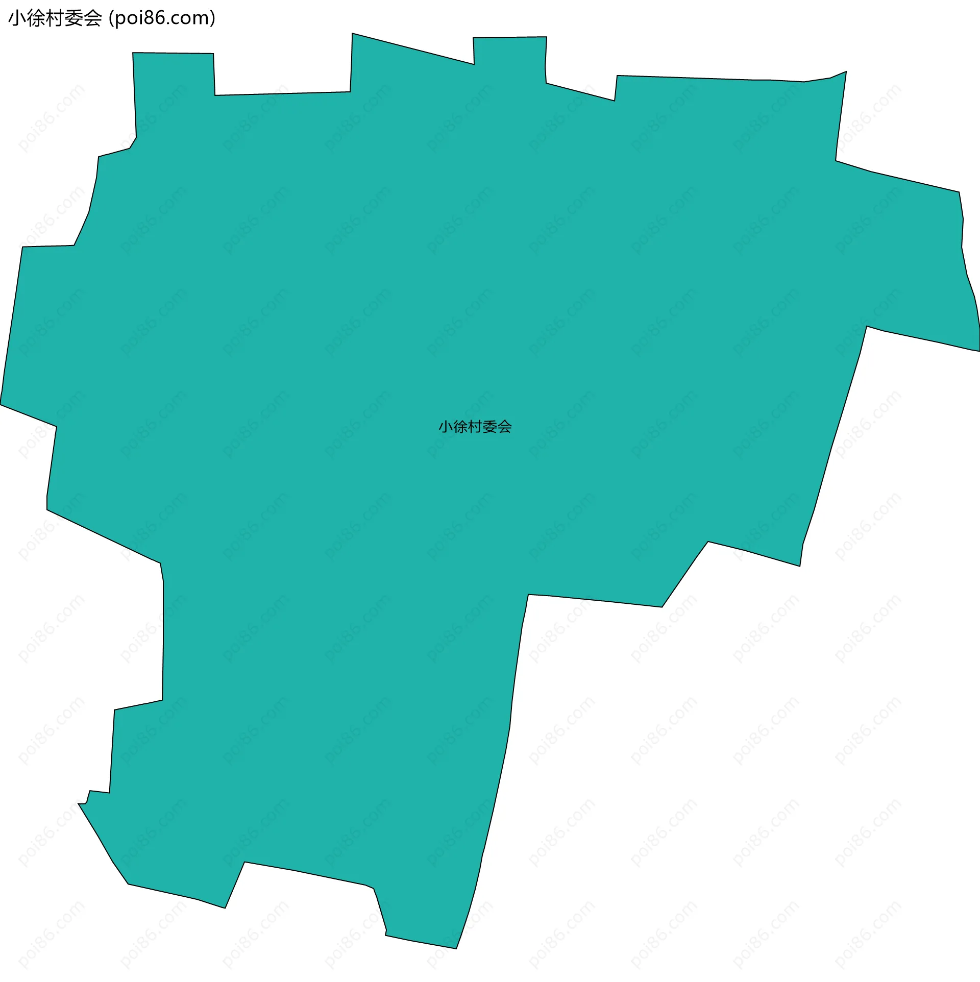 小徐村委会边界地图