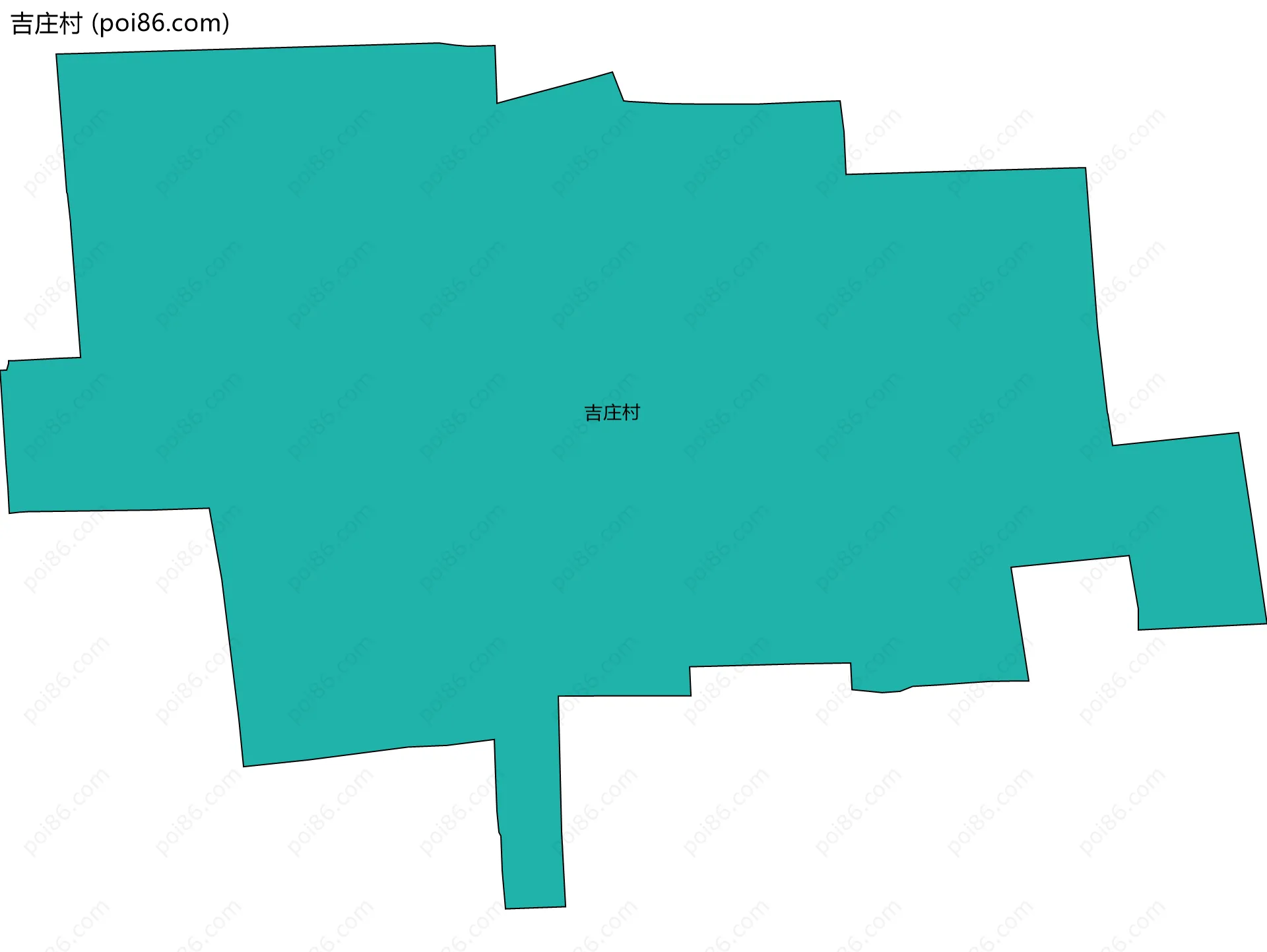 吉庄村边界地图