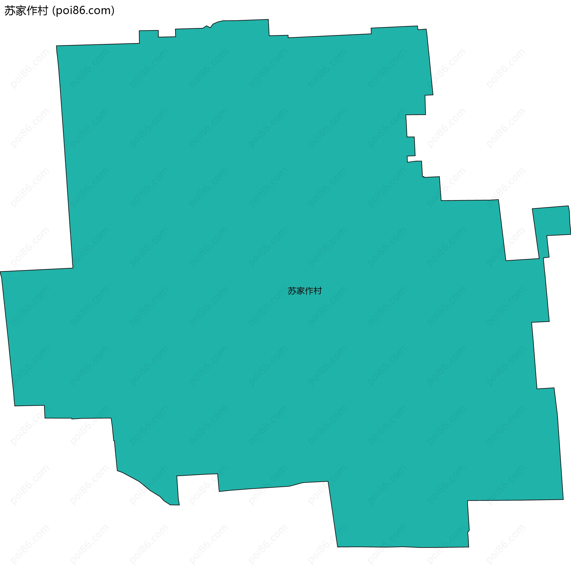 苏家作村边界地图