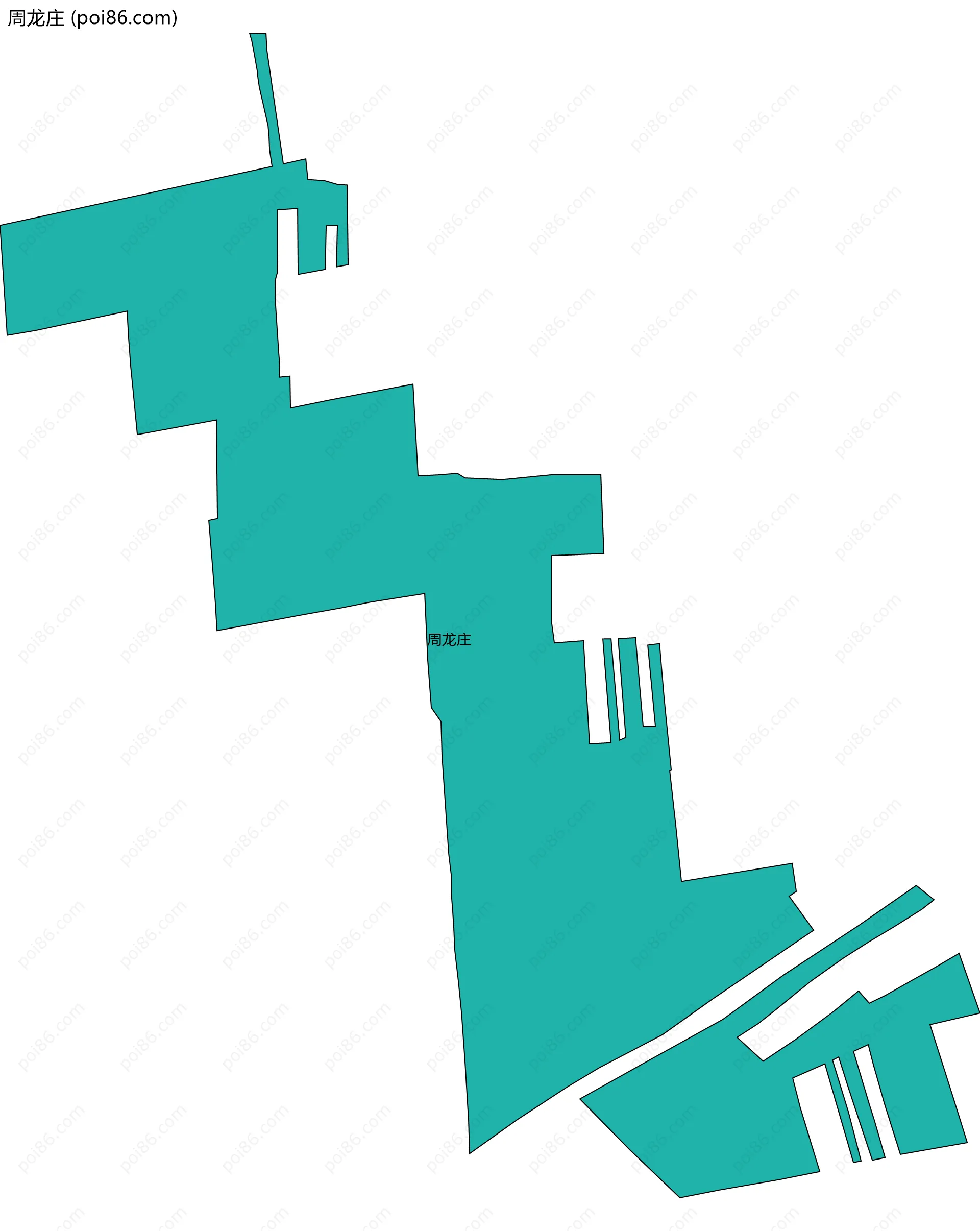 周龙庄边界地图