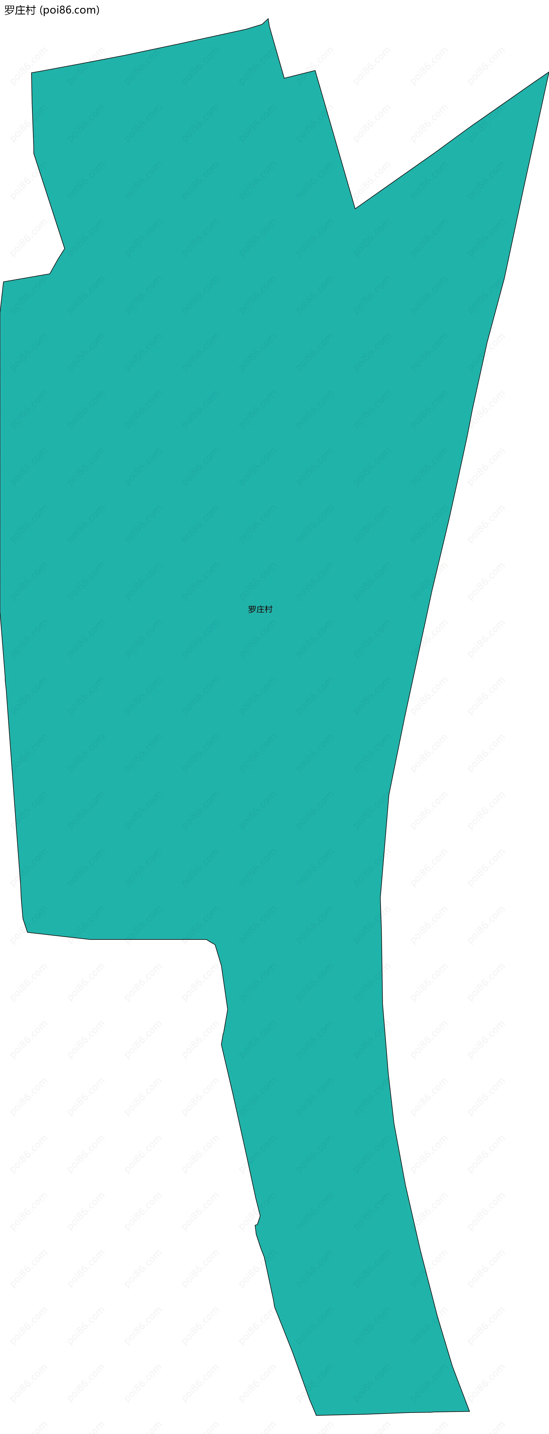 罗庄村边界地图