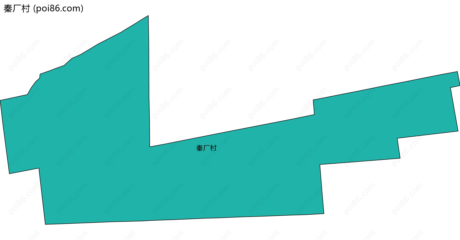 秦厂村边界地图