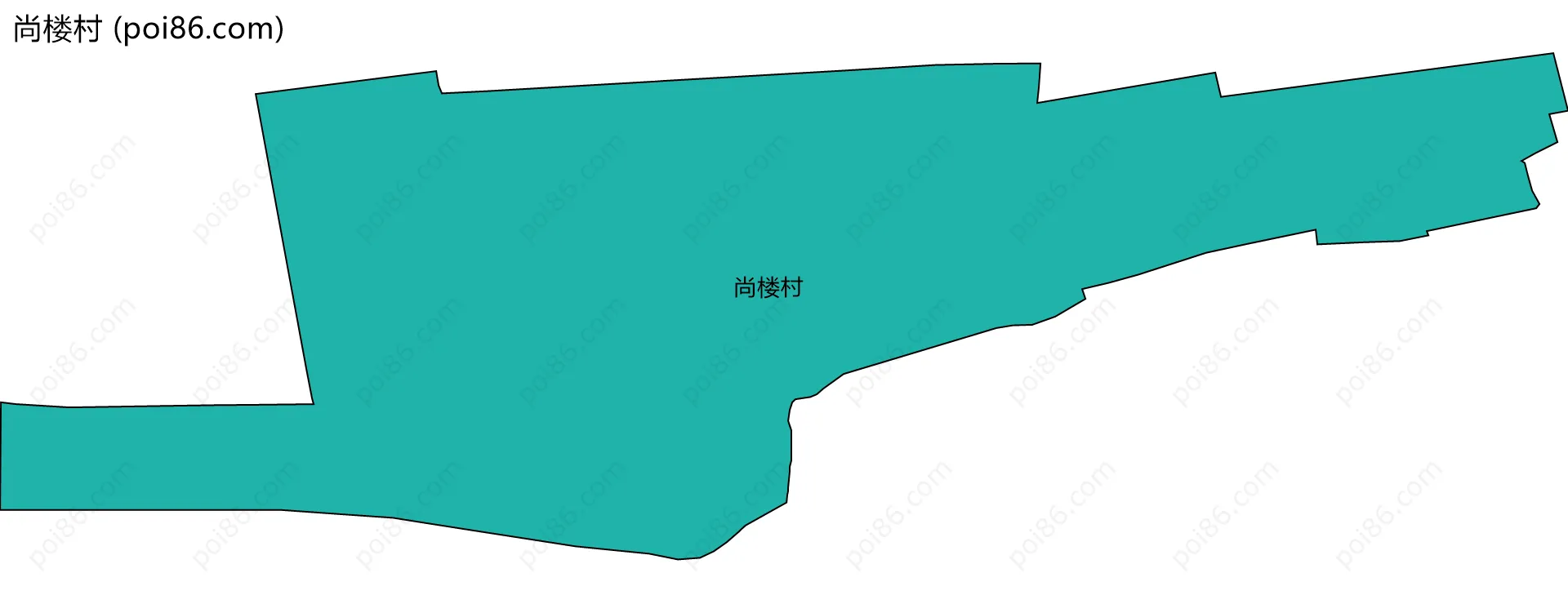 尚楼村边界地图