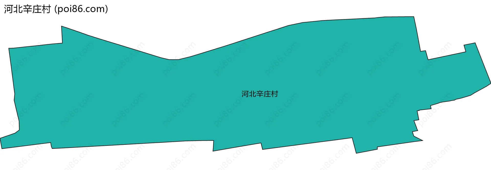 河北辛庄村边界地图