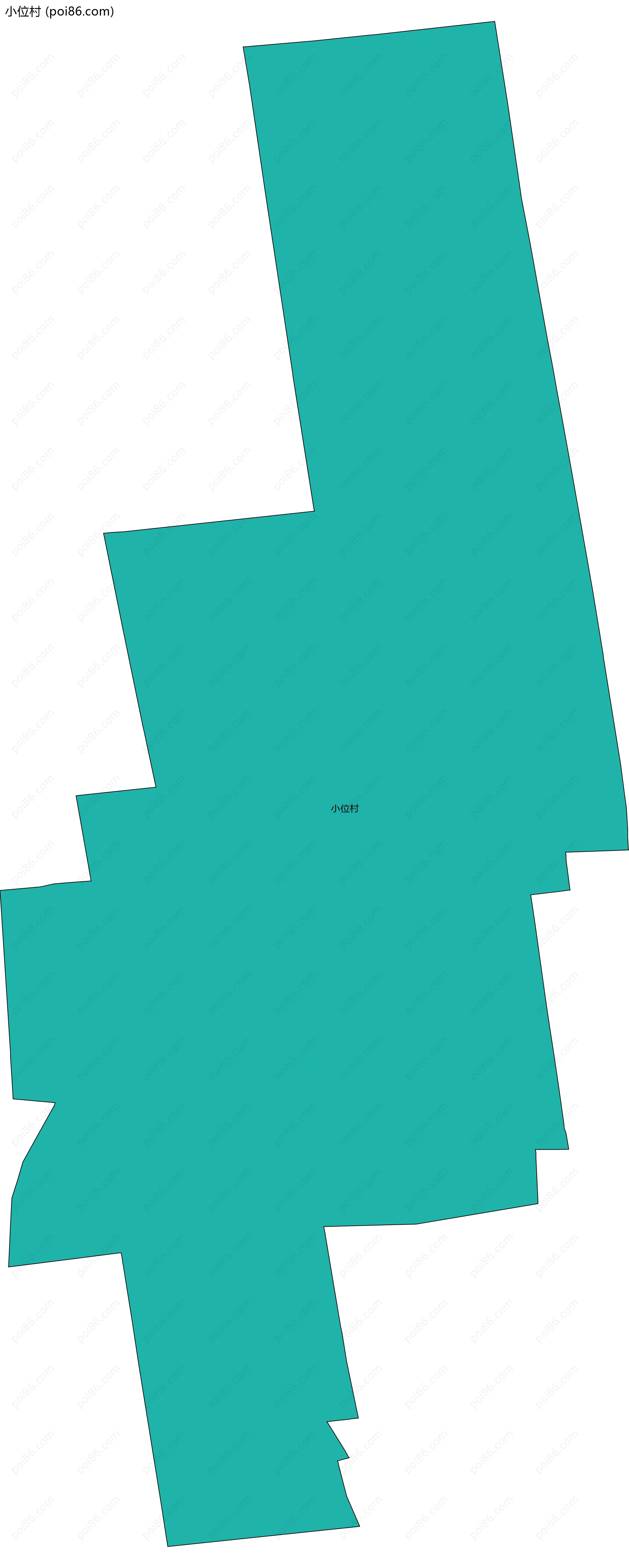 小位村边界地图