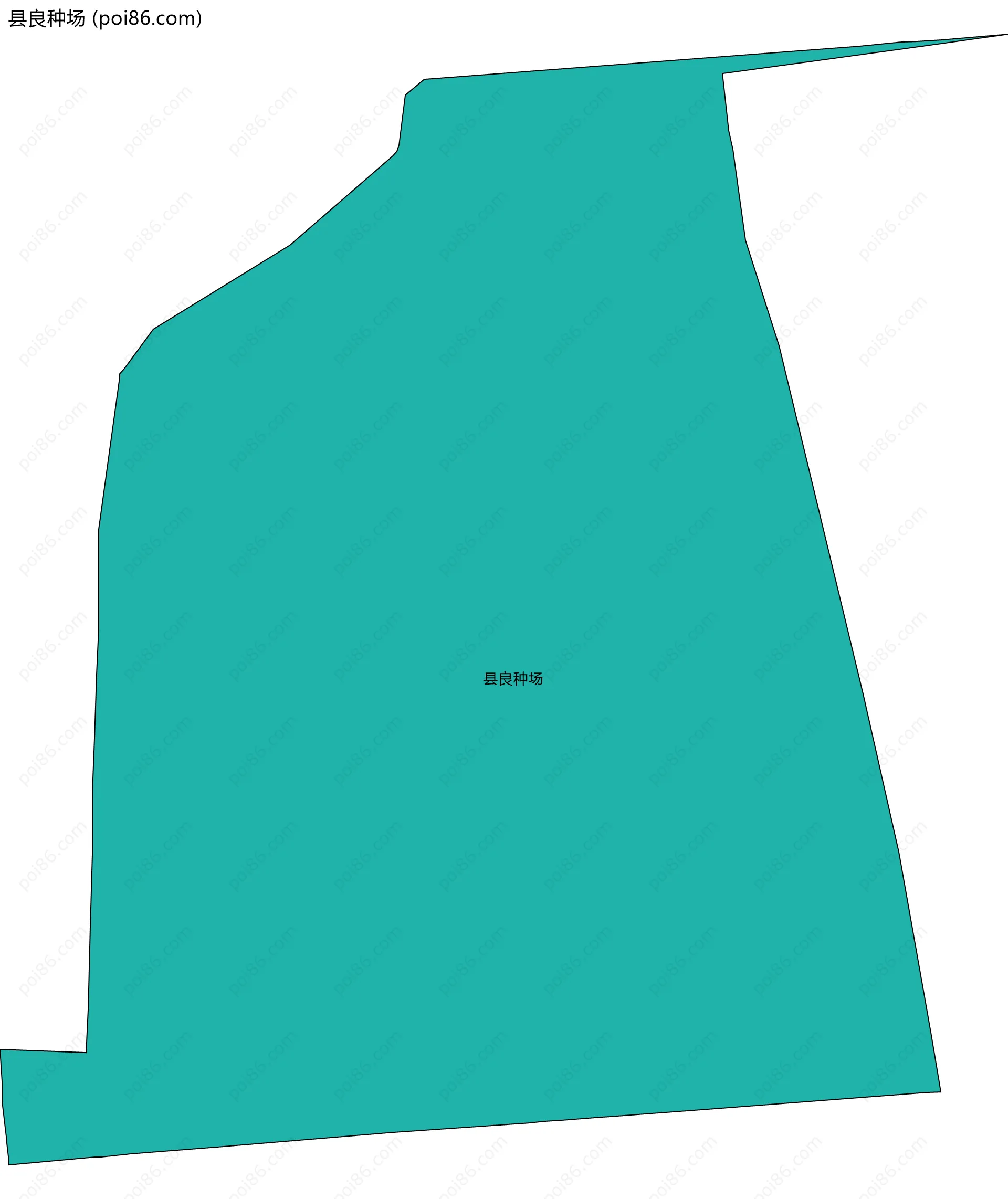 县良种场边界地图