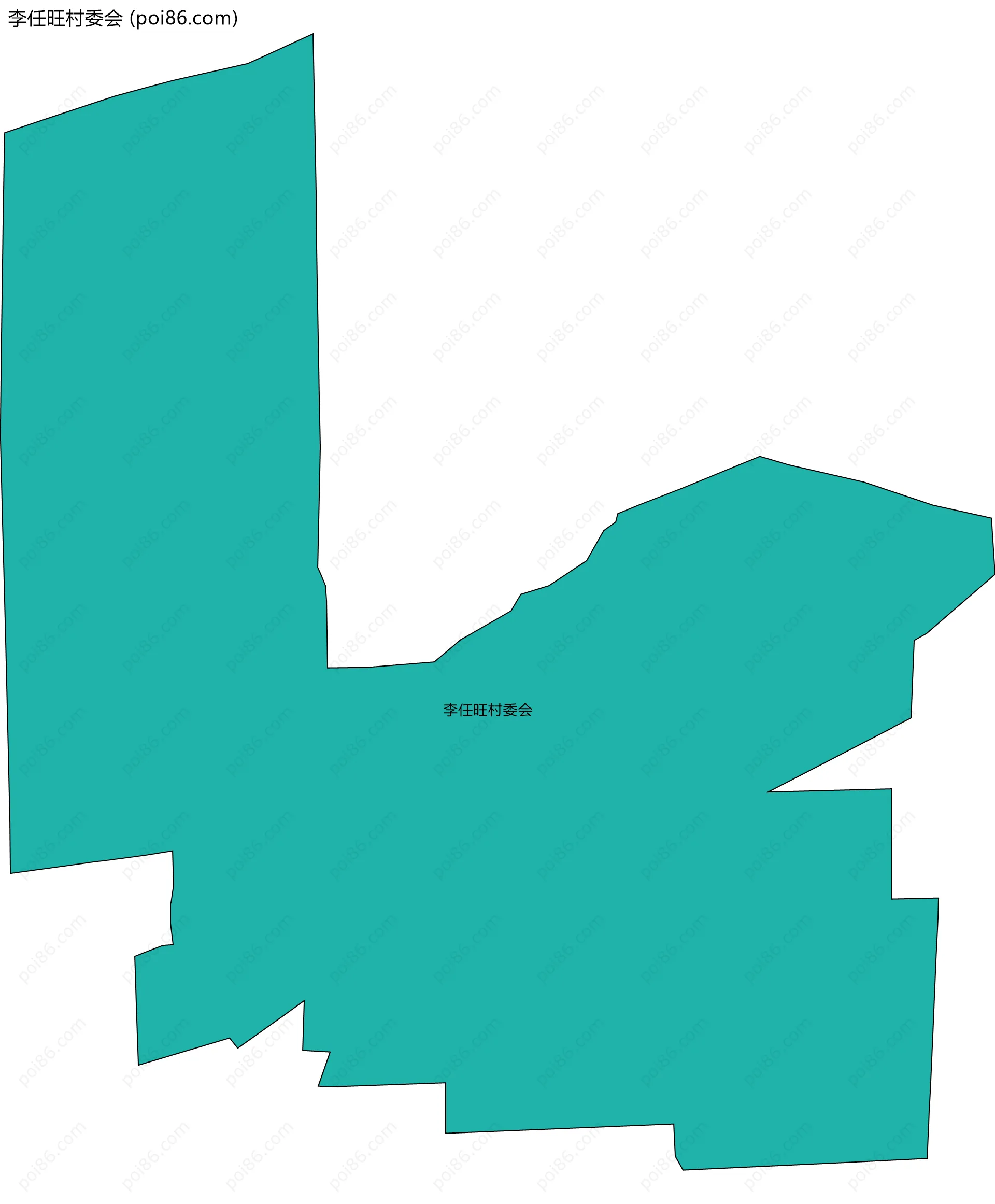 李任旺村委会边界地图