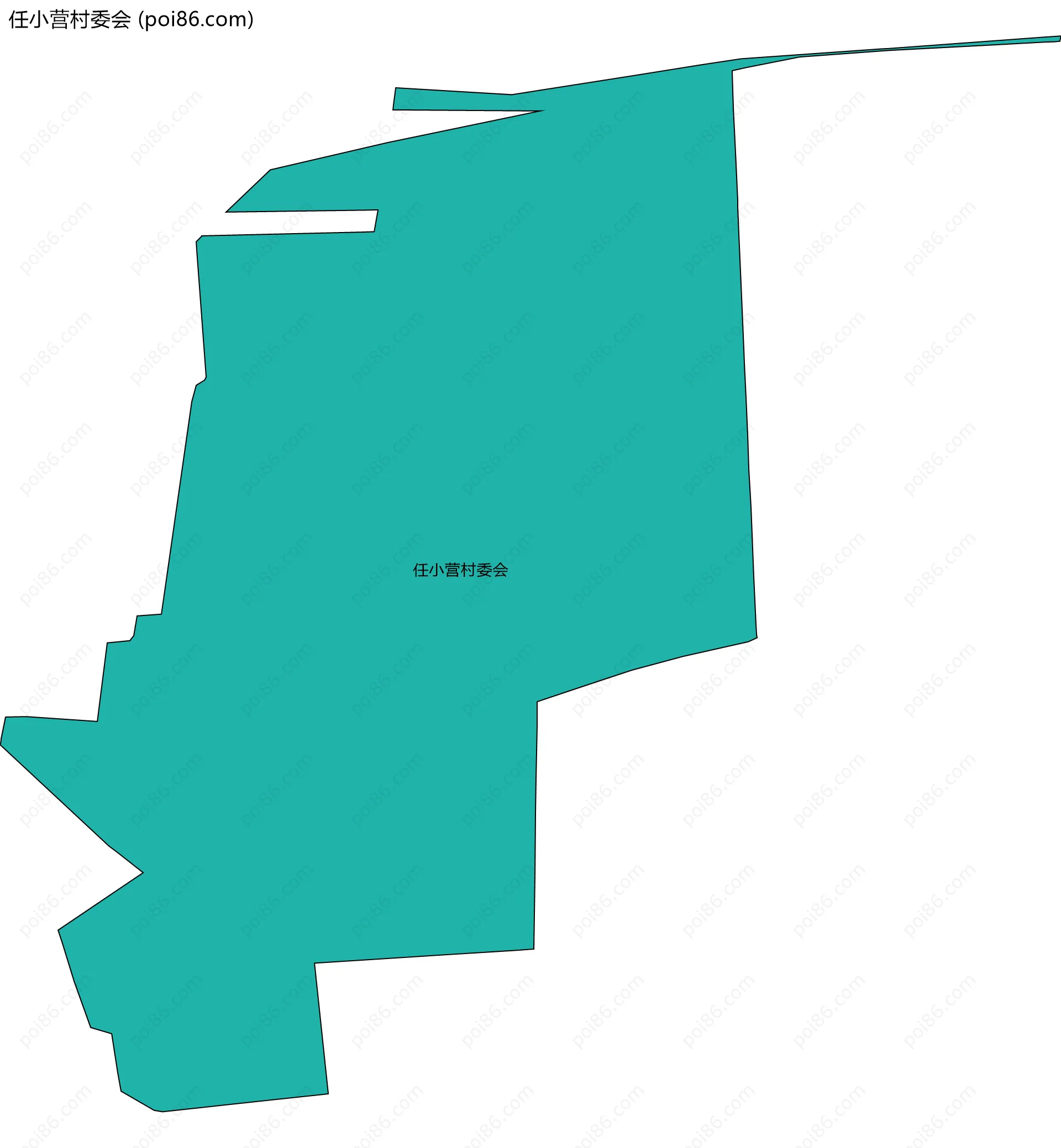 任小营村委会边界地图